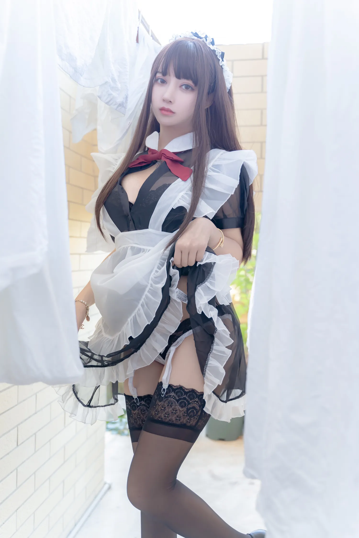 过期米线线喵 – NO.065 女仆透 NO.0000