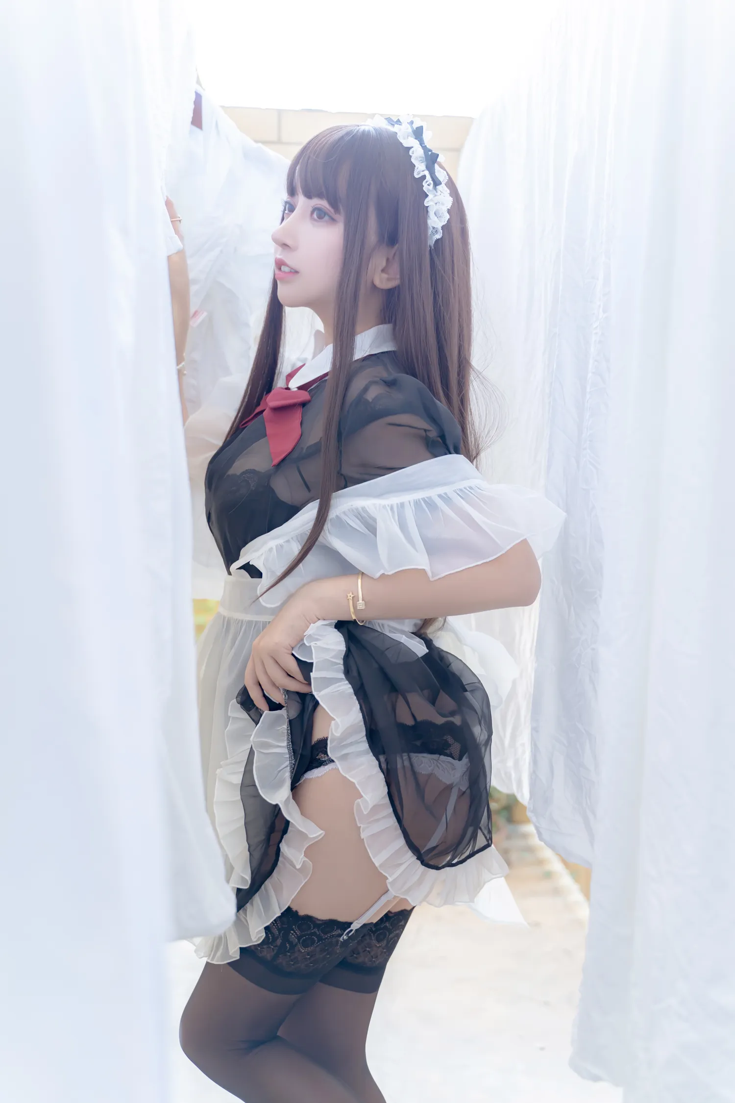 过期米线线喵 – NO.065 女仆透 NO.0000