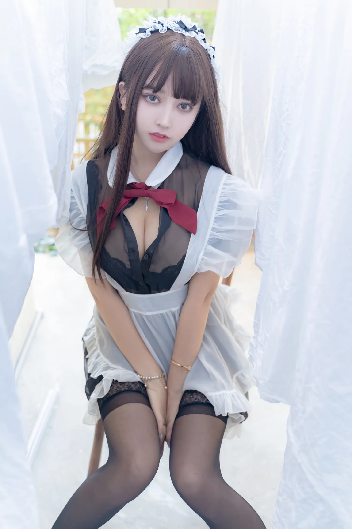 过期米线线喵 – NO.065 女仆透 NO.0000