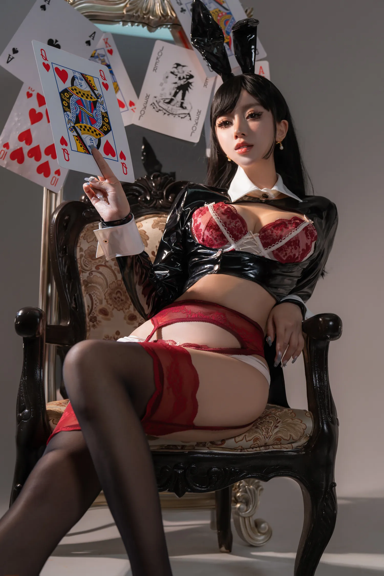 过期米线线喵 – NO.142 生日贺图 兔女郎 NO.0000