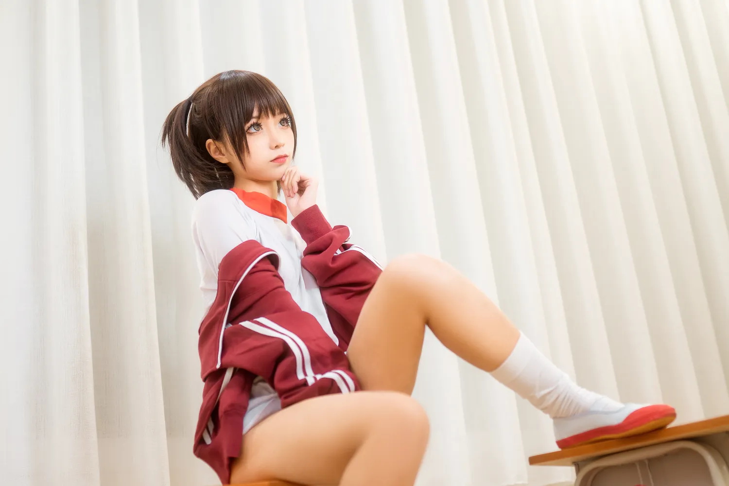 蠢沫沫 – NO.033 体操服红 NO.0000