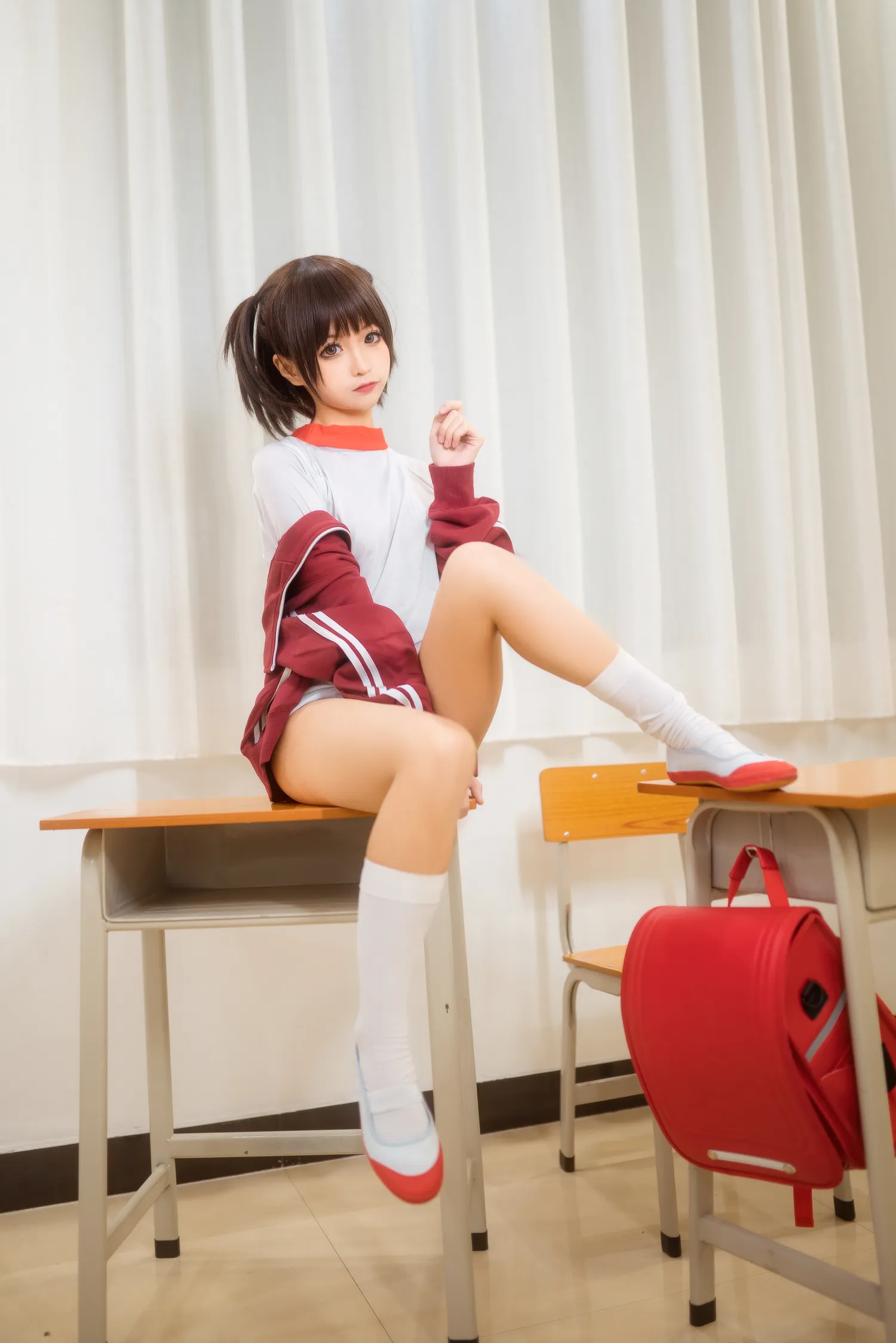 蠢沫沫 – NO.033 体操服红 NO.0000