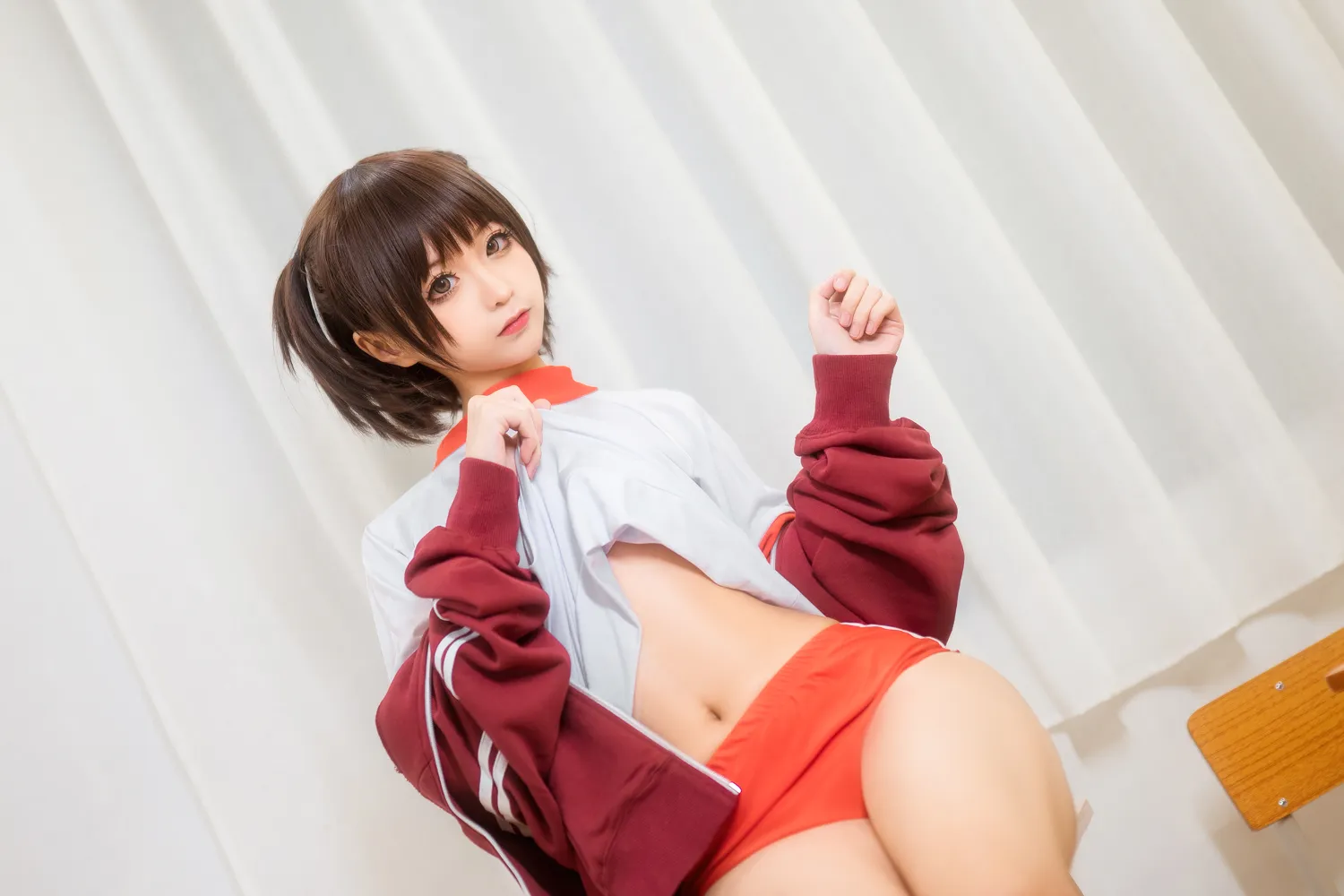 蠢沫沫 – NO.033 体操服红 NO.0000