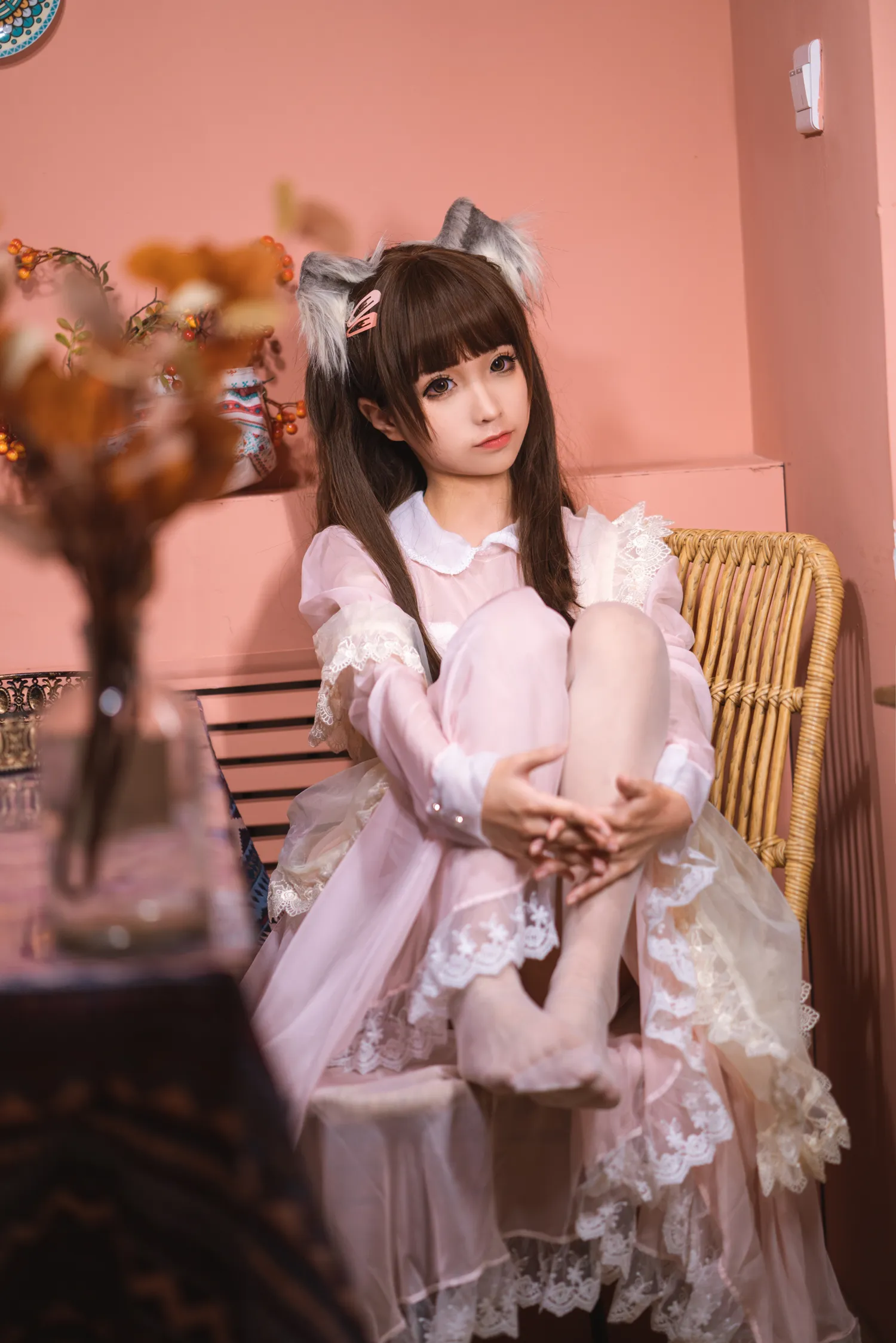 蠢沫沫 – NO.042 粉透明女仆 NO.0000