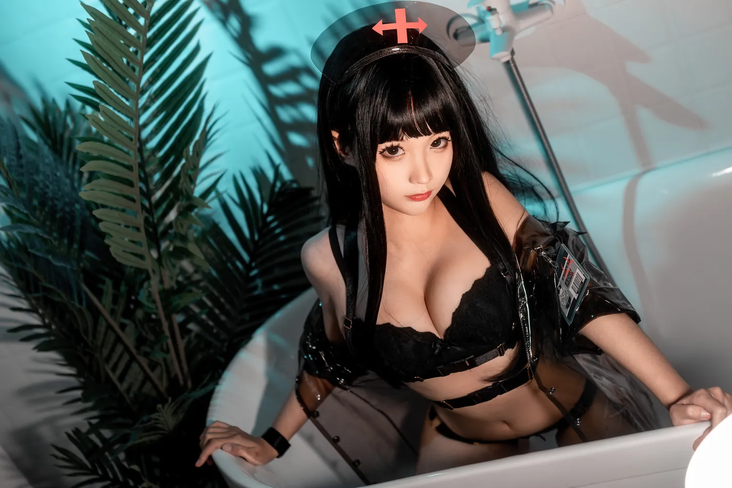 蠢沫沫 – NO.113 胶衣护士 黑 NO.0000