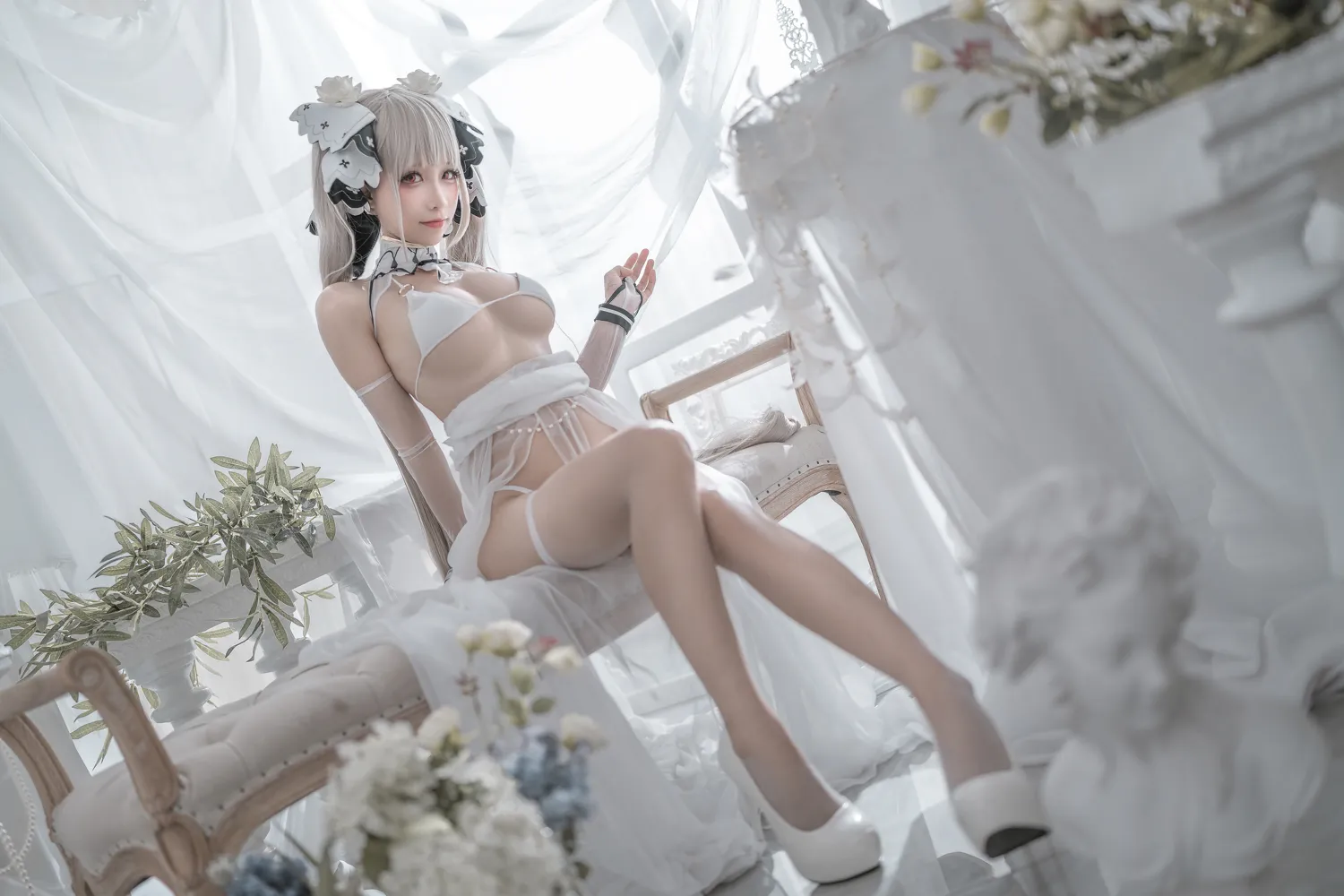 蠢沫沫 – NO.133 可畏 婚纱 NO.0000