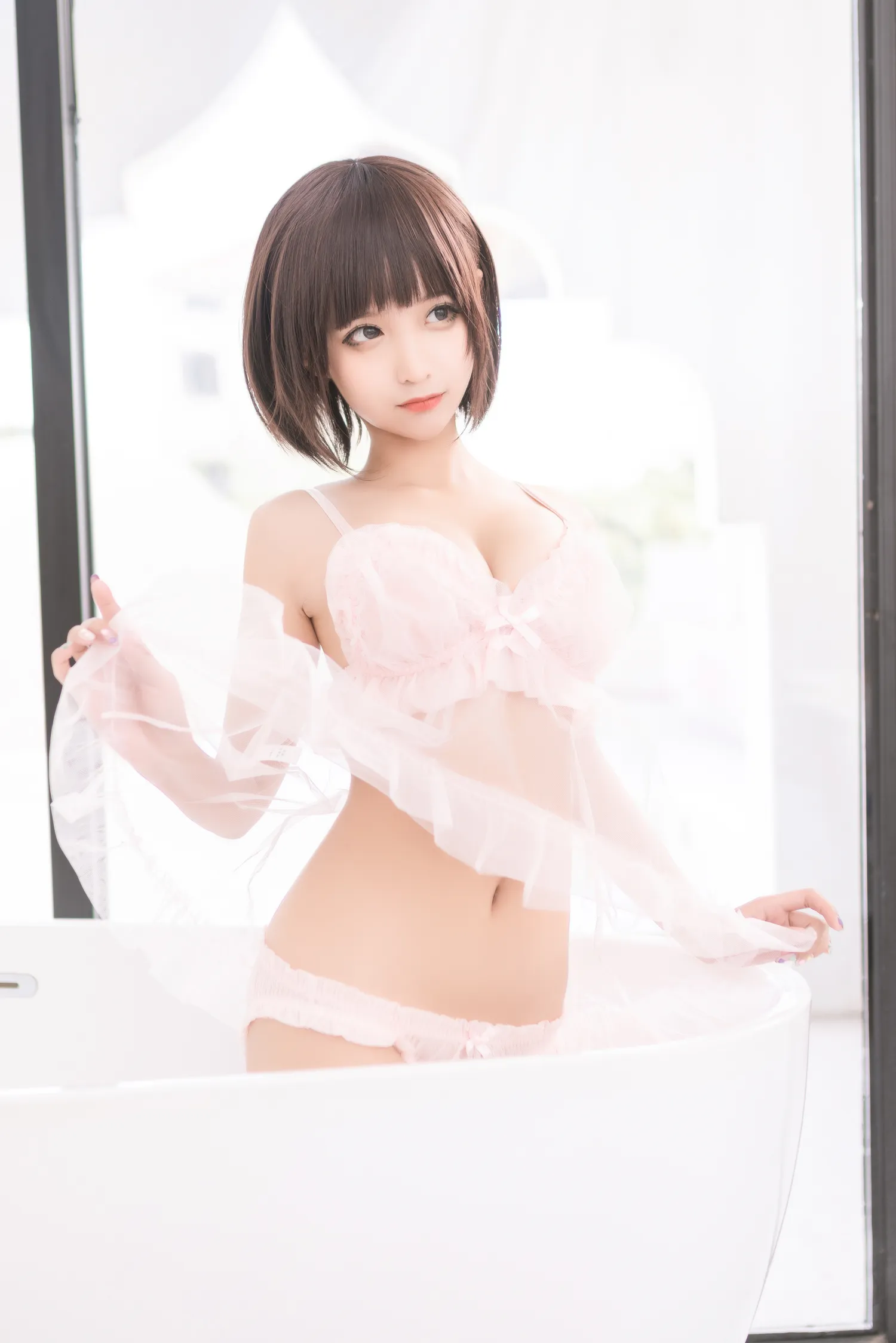 蠢沫沫 – NO.168 粉纱 NO.0000