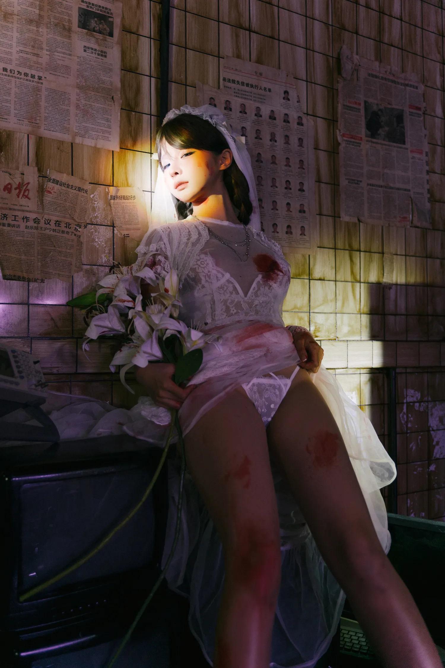 蠢沫沫 – NO.339 废墟新娘 NO.0000
