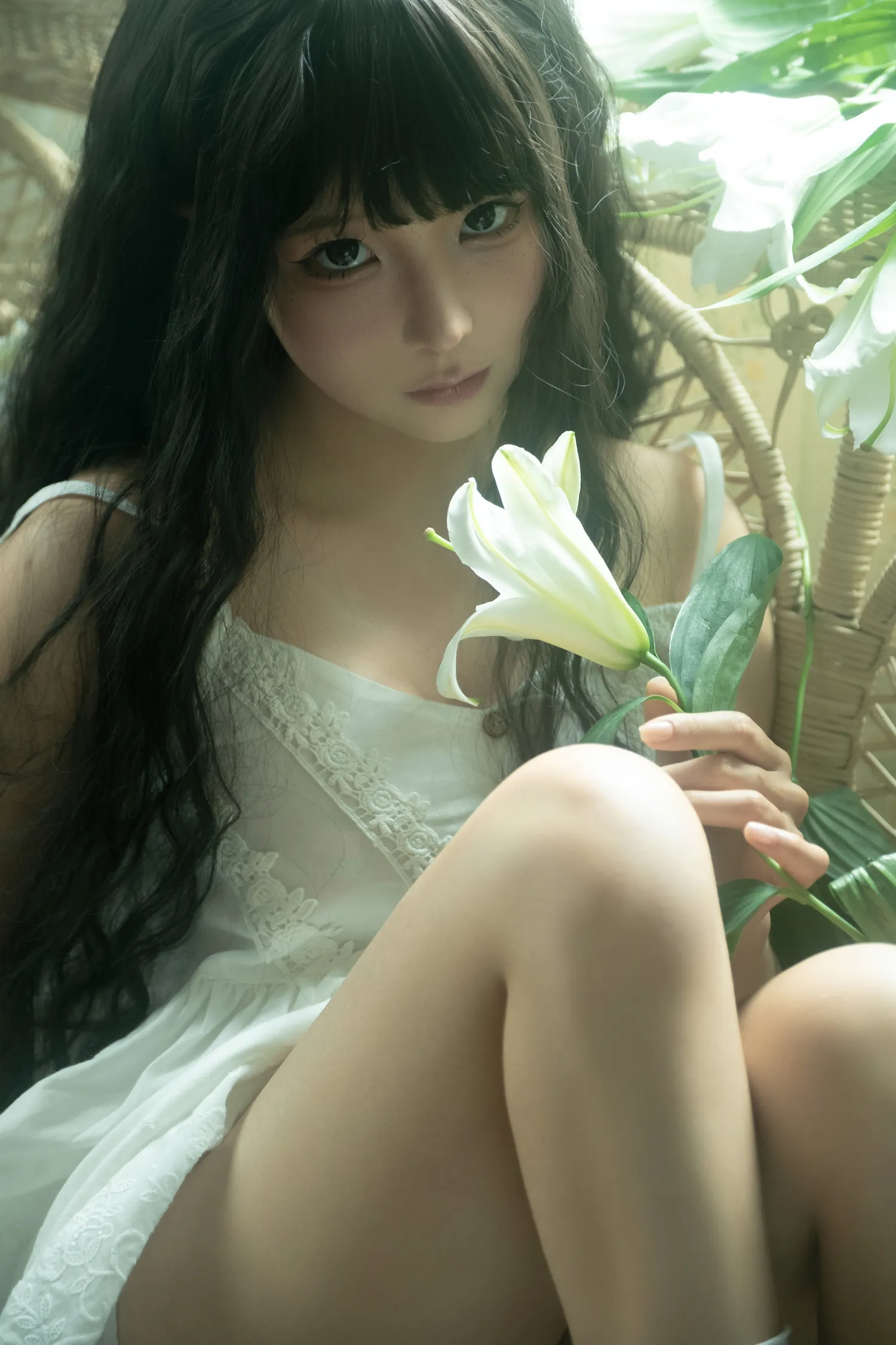 蠢沫沫 – NO.349 白吊带 NO.0000