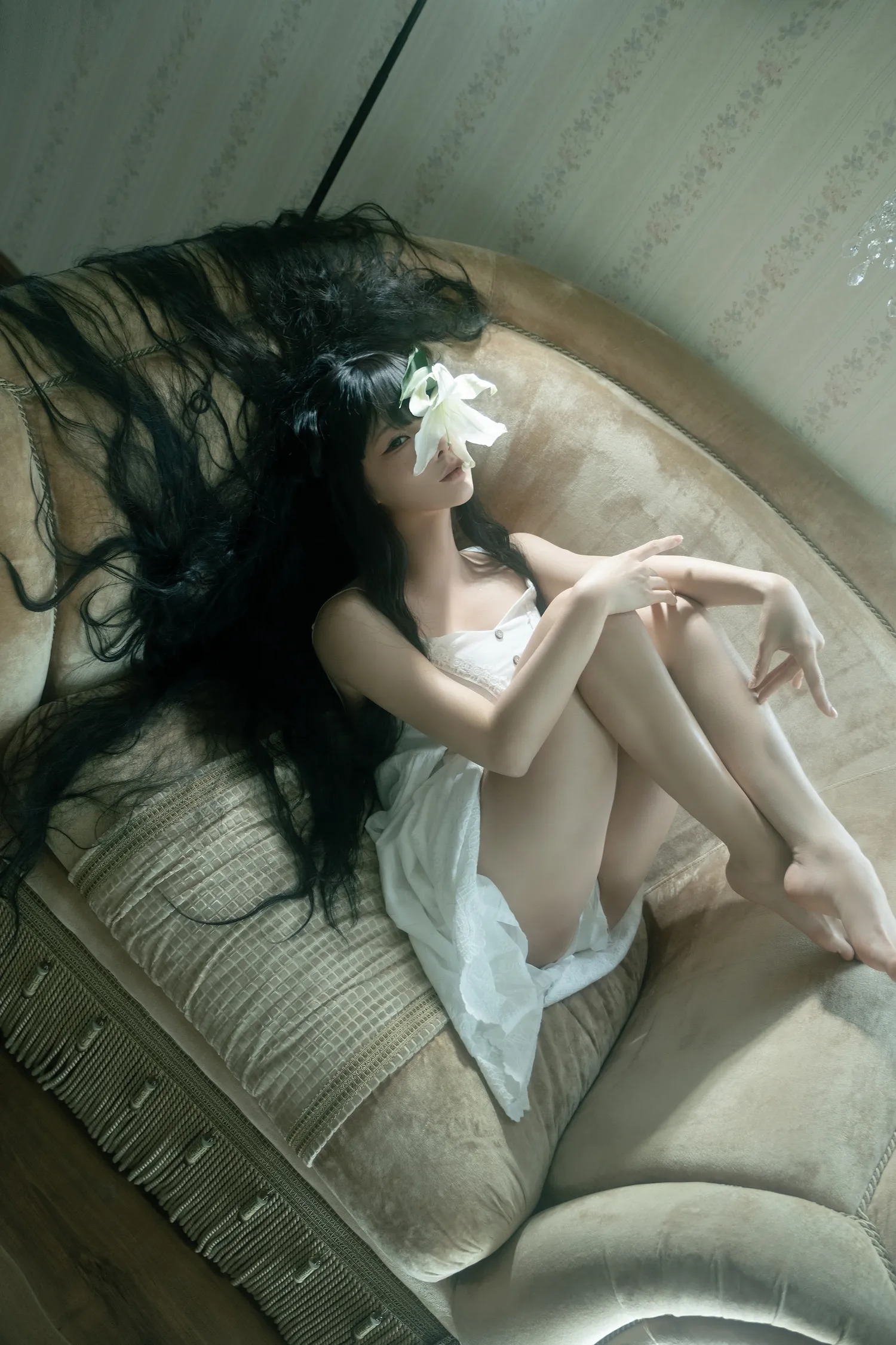 蠢沫沫 – NO.349 白吊带 NO.0000