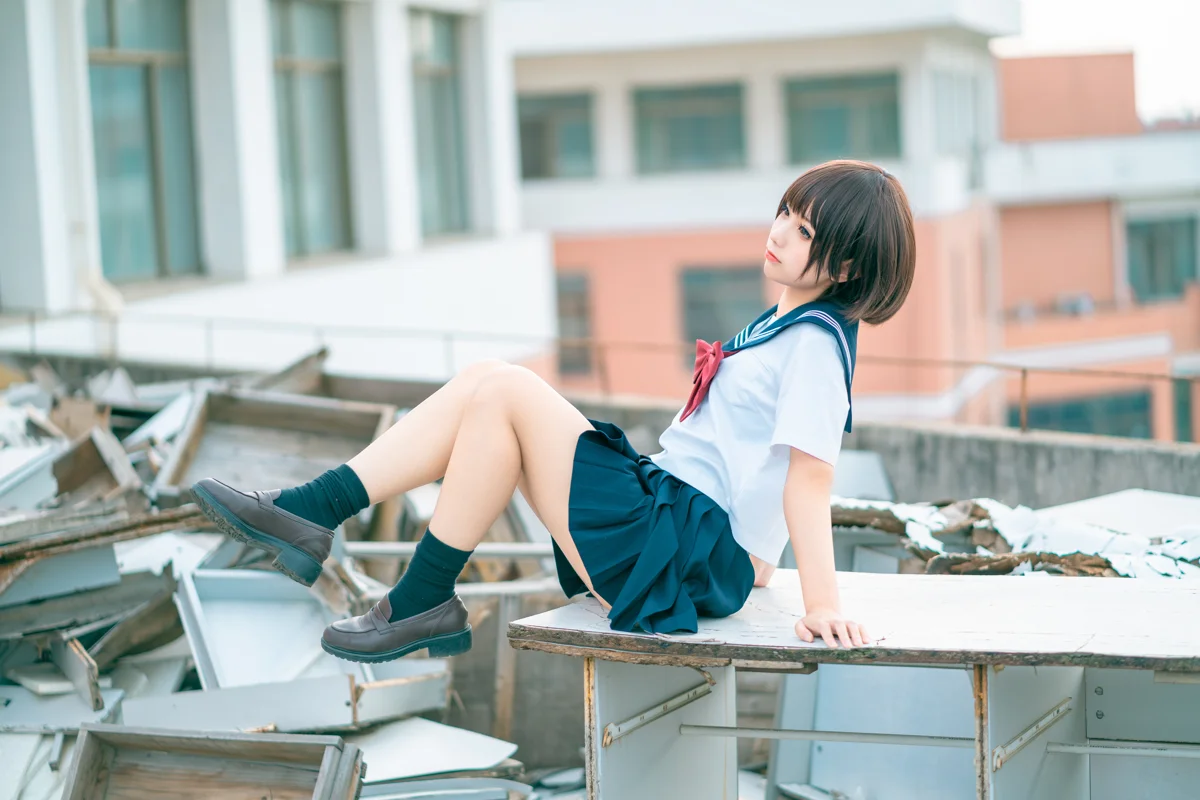 NO.032 – 天台JK [40P-444M] NO.0000