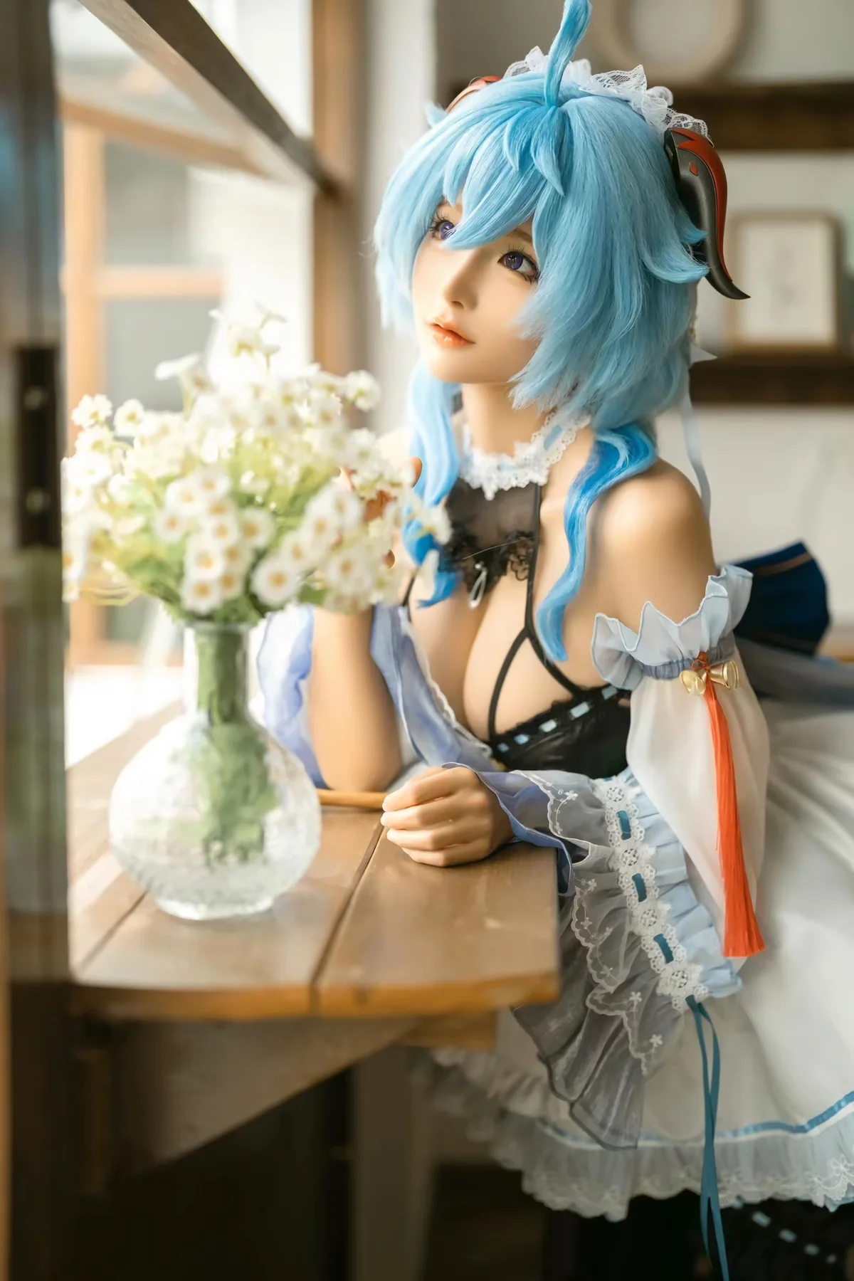 NO.211 - 甘雨女仆 [14P-158M]-团子研究社