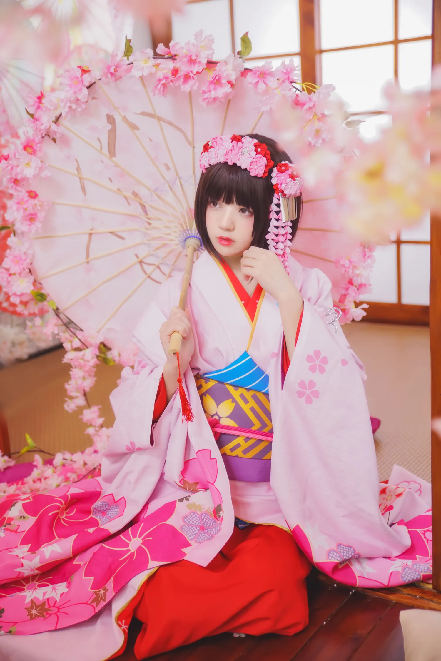 桜桃喵 – NO.008 加藤惠 和服 NO.0000