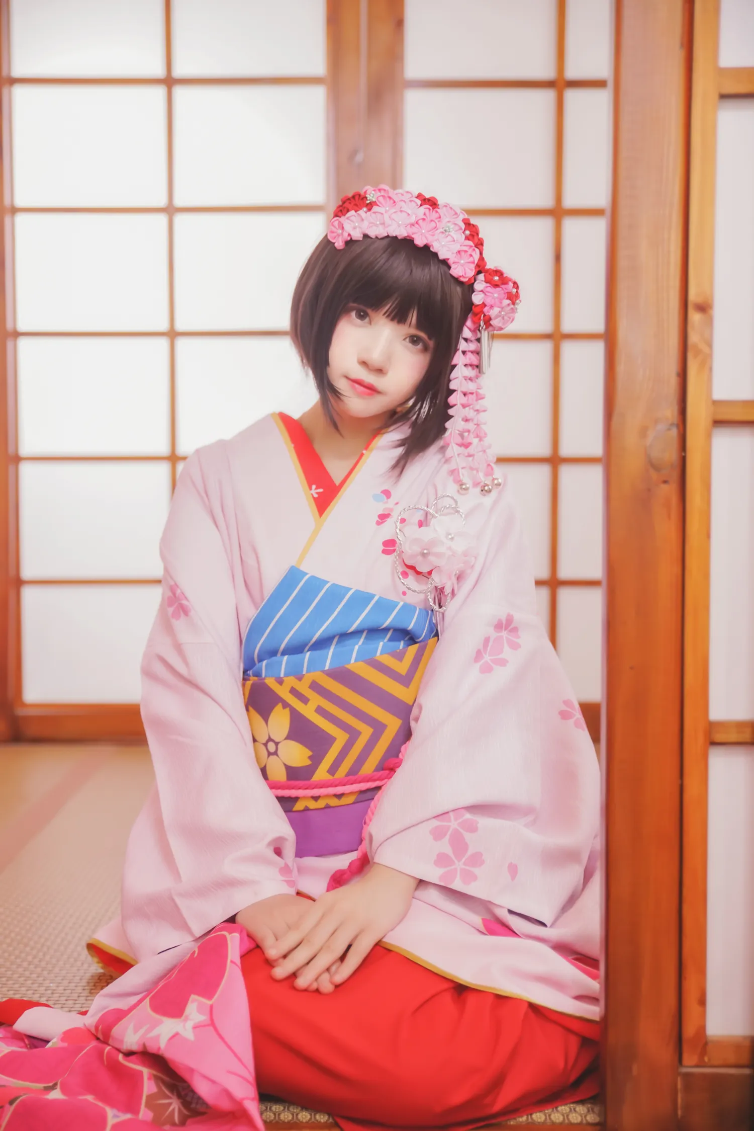 桜桃喵 – NO.008 加藤惠 和服 NO.0000