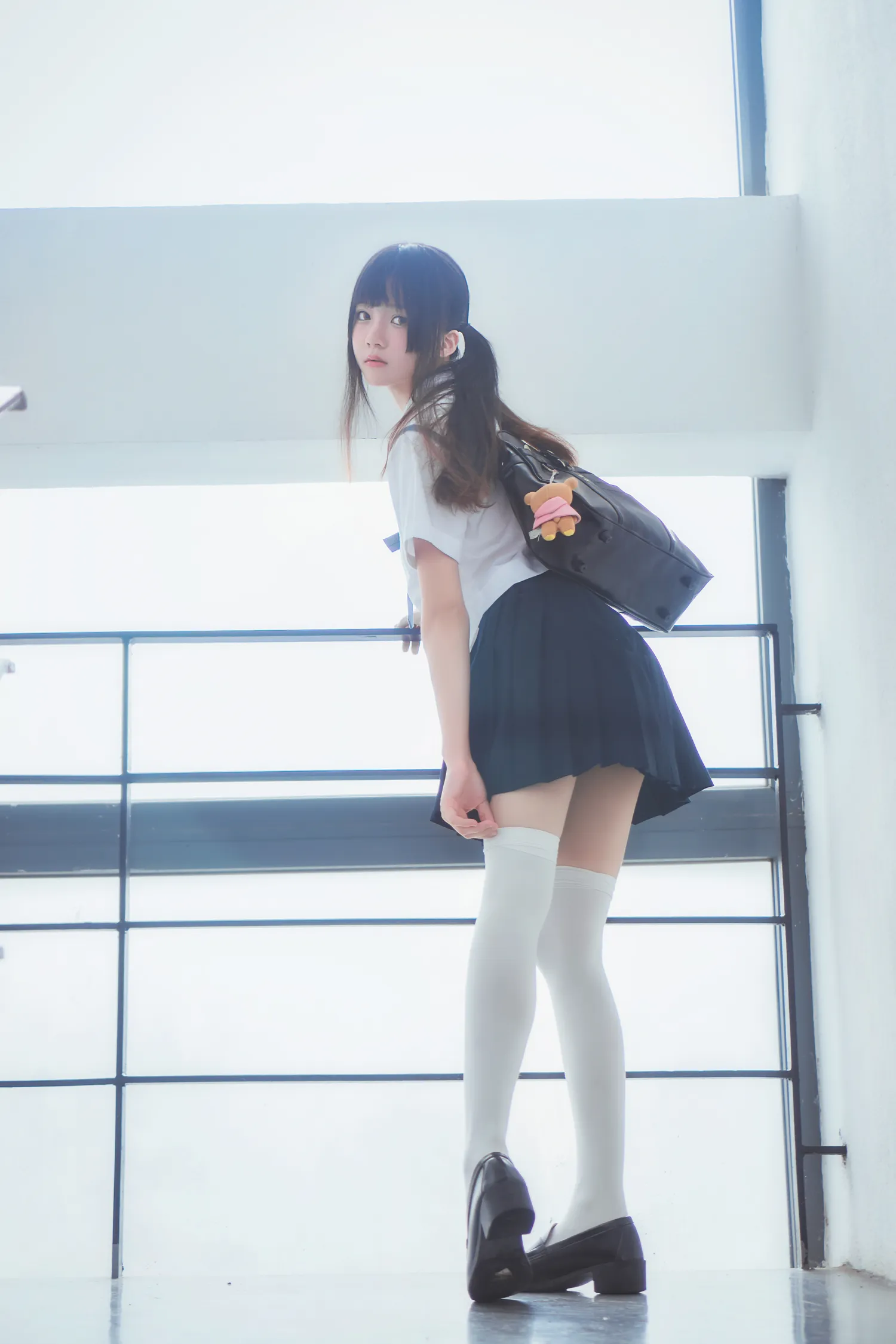 桜桃喵 – NO.021 蓝白水手服 NO.0000