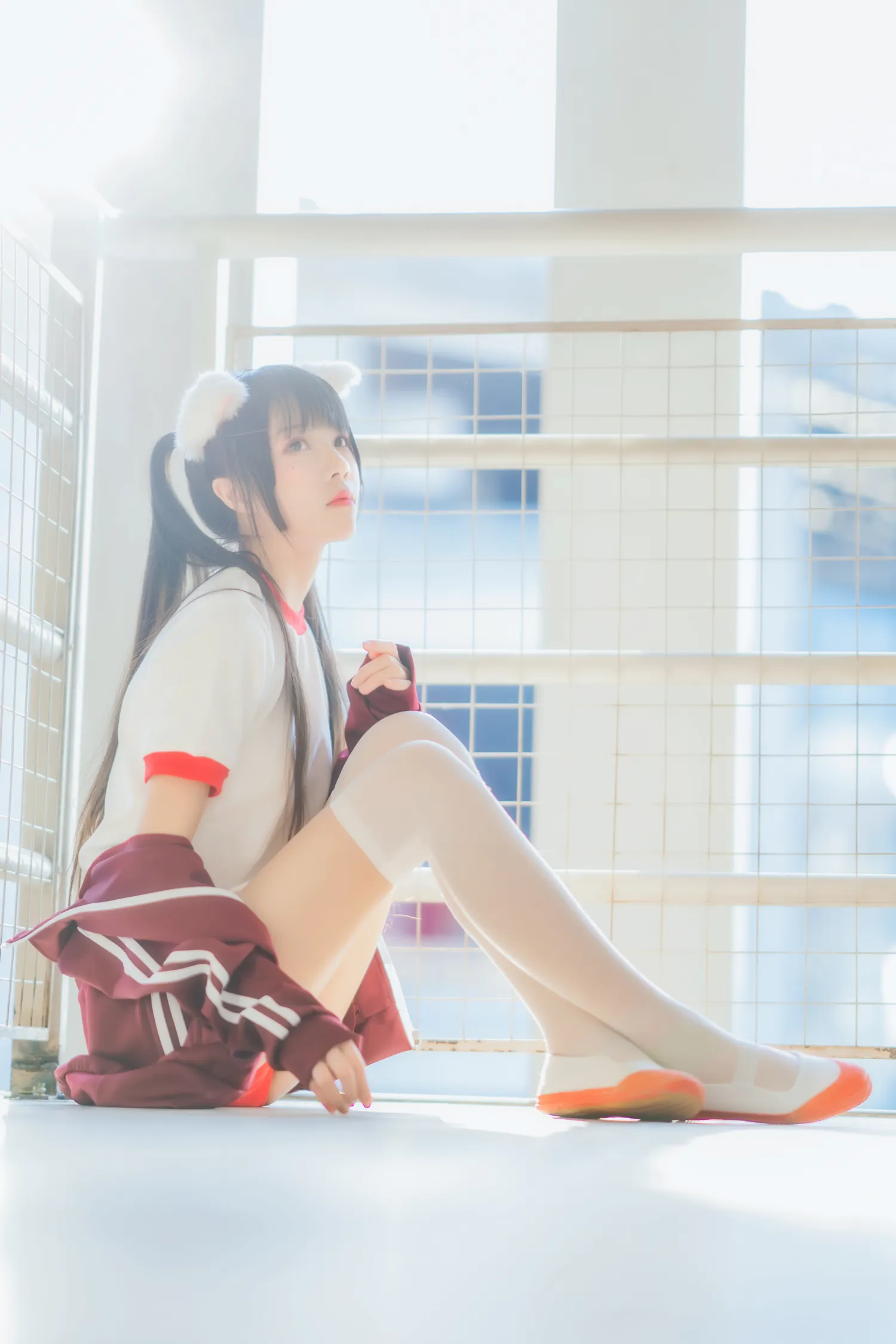 桜桃喵 – NO.030 红色体操服 NO.0000
