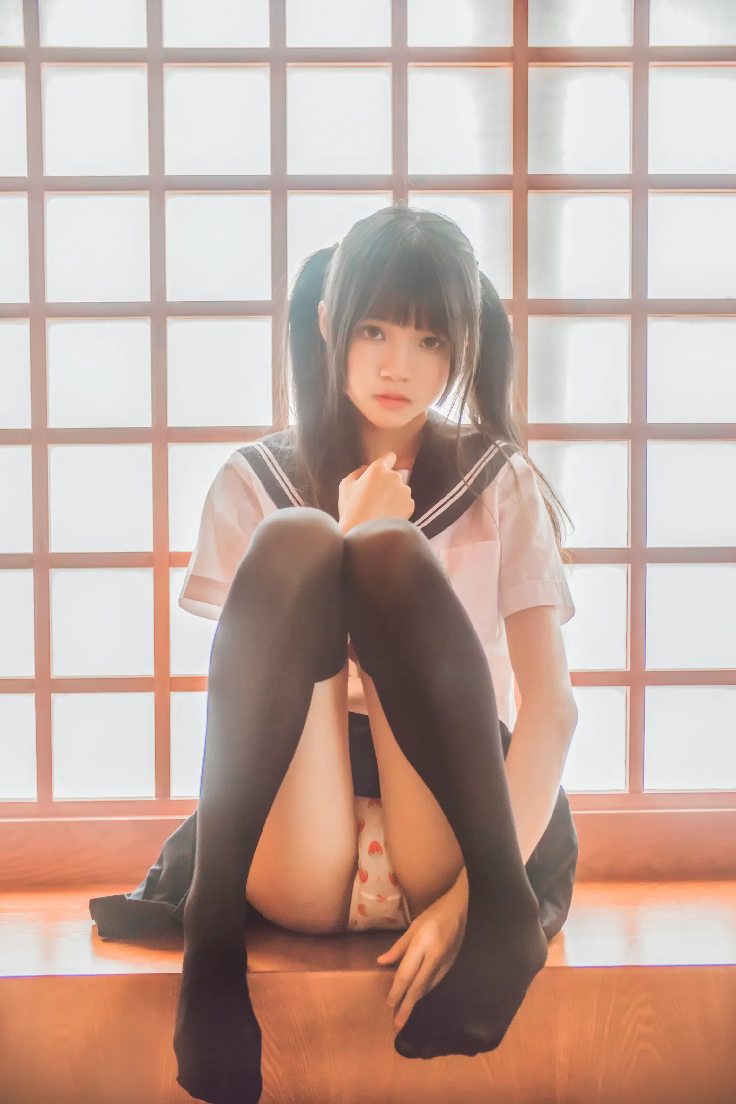 桜桃喵 – NO.034 小背心换水手服 NO.0000