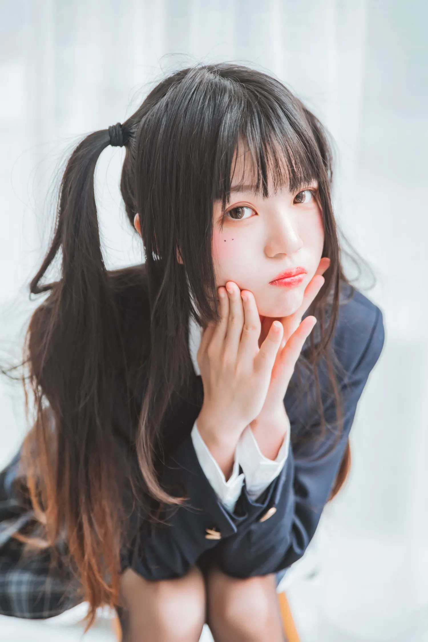 桜桃喵 – NO.042 冬季制服丝秀 NO.0000