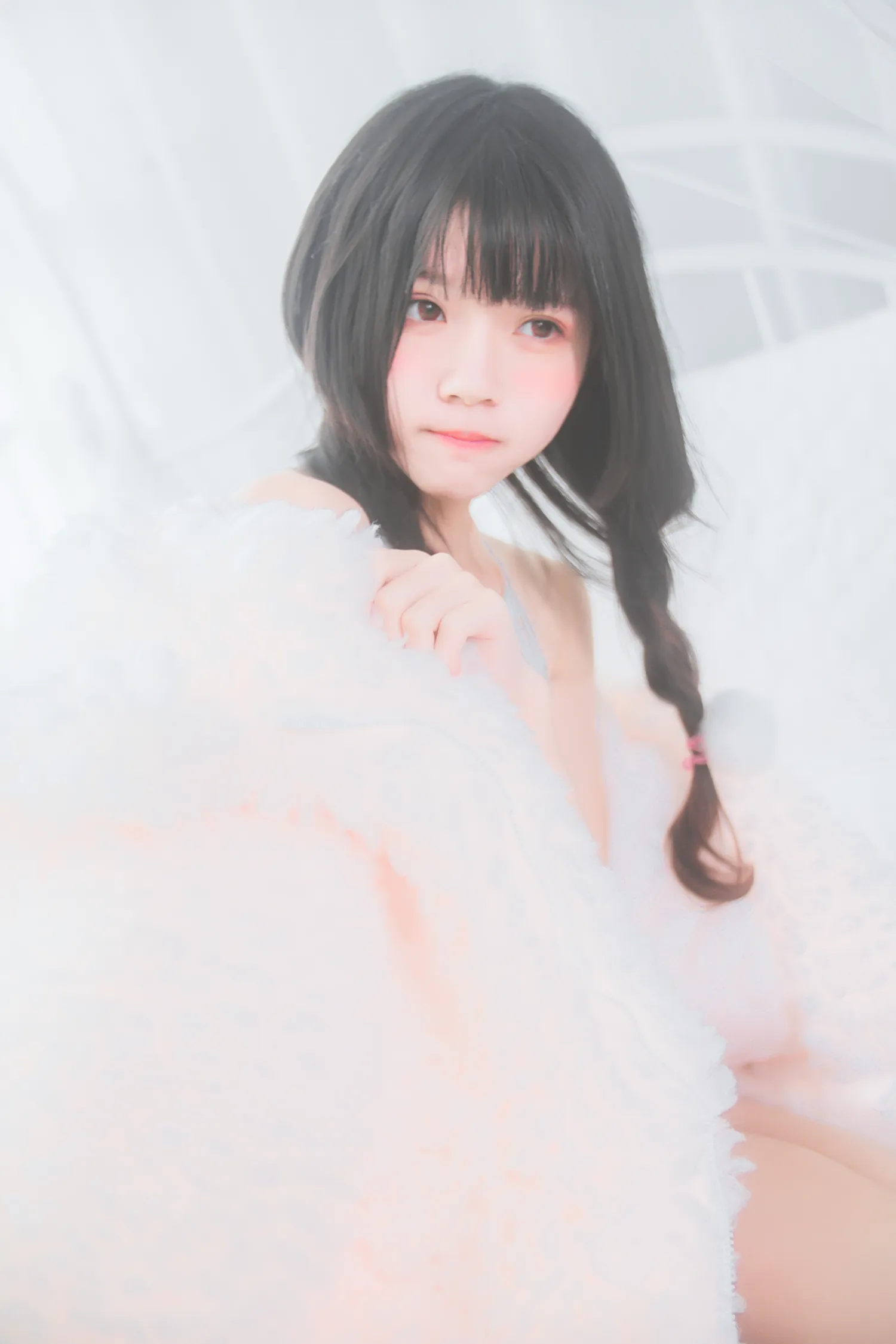 桜桃喵 – NO.044 冬眠 纯白私房 NO.0000