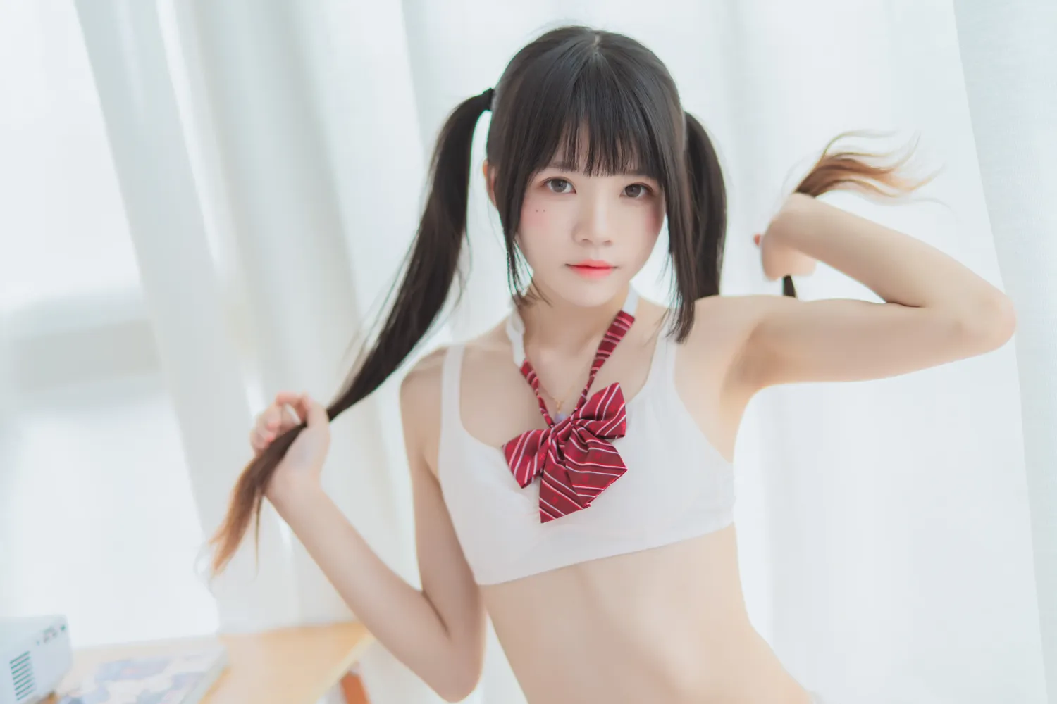 桜桃喵 – NO.048 心形胖次 NO.0000