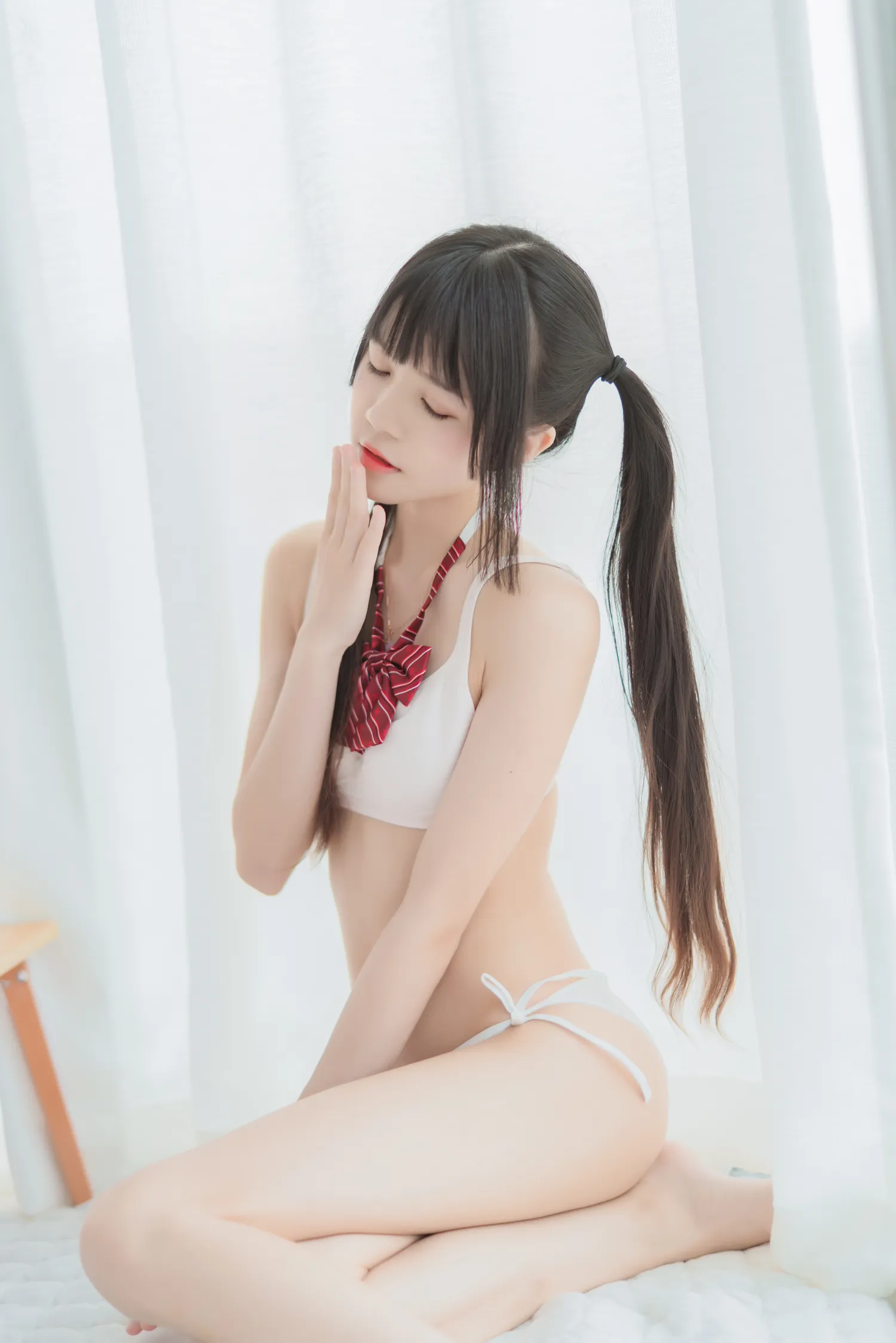 桜桃喵 – NO.048 心形胖次 NO.0000
