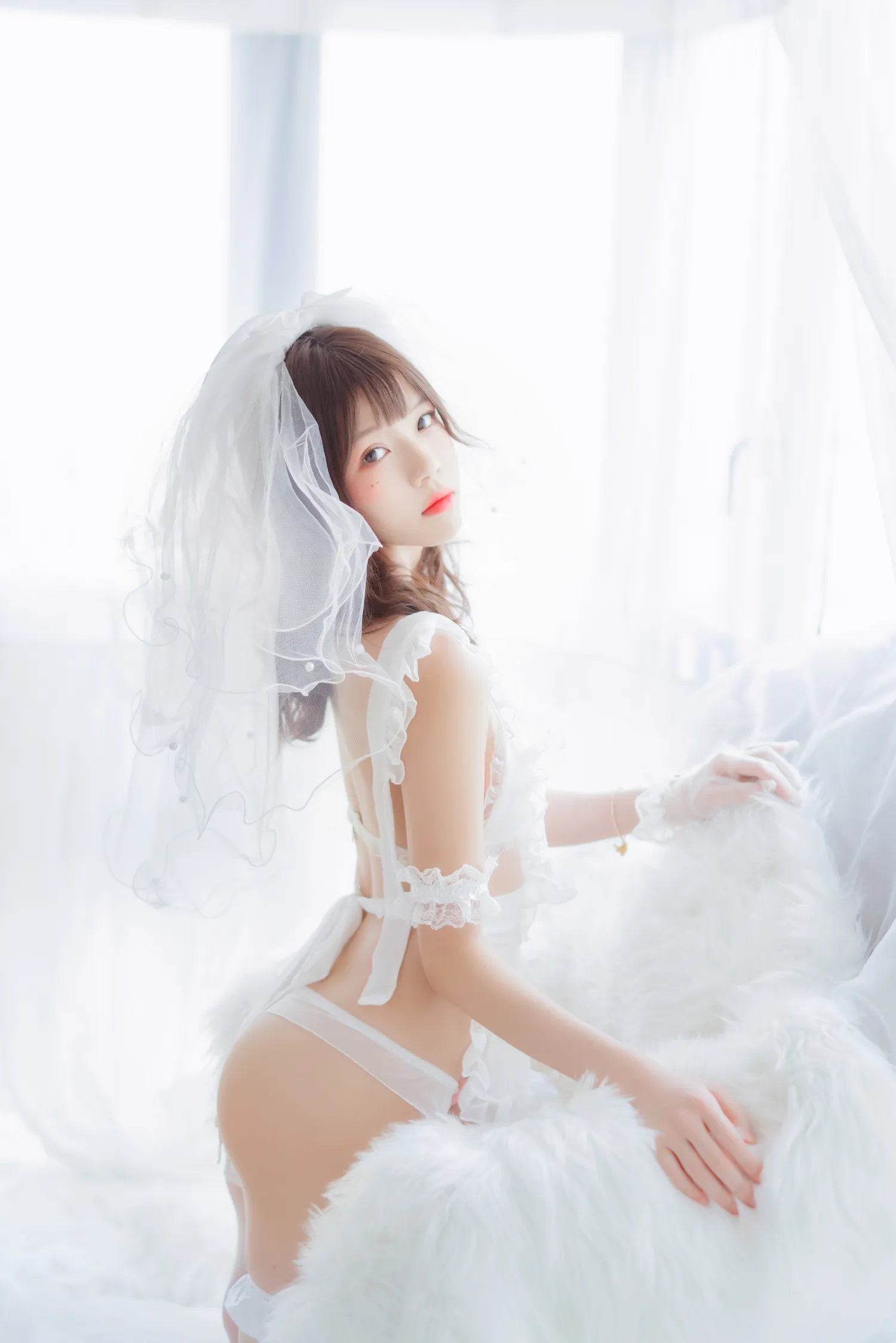 桜桃喵 – NO.058 轻纱 上 NO.0000