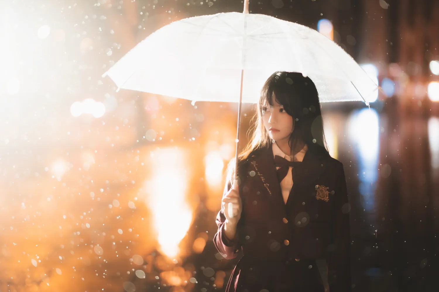 桜桃喵 – NO.082 雨下 NO.0000