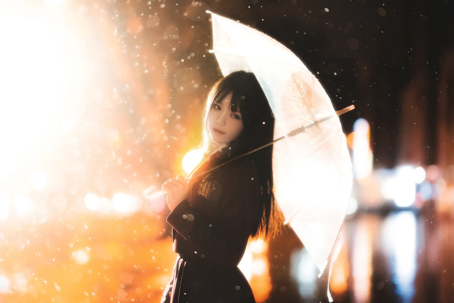 桜桃喵 – NO.082 雨下 NO.0000