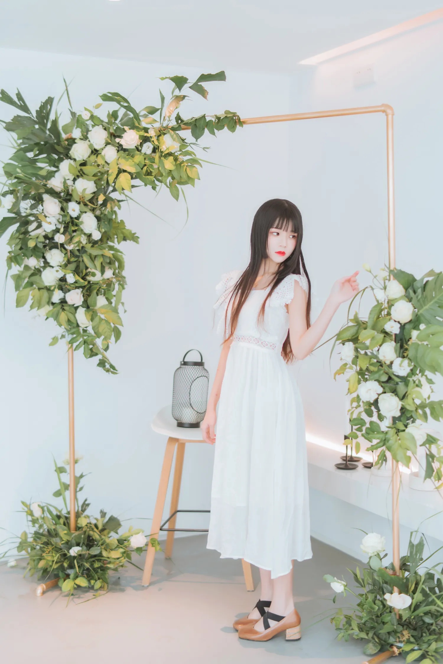 桜桃喵 – NO.098_001 白花花 NO.0000