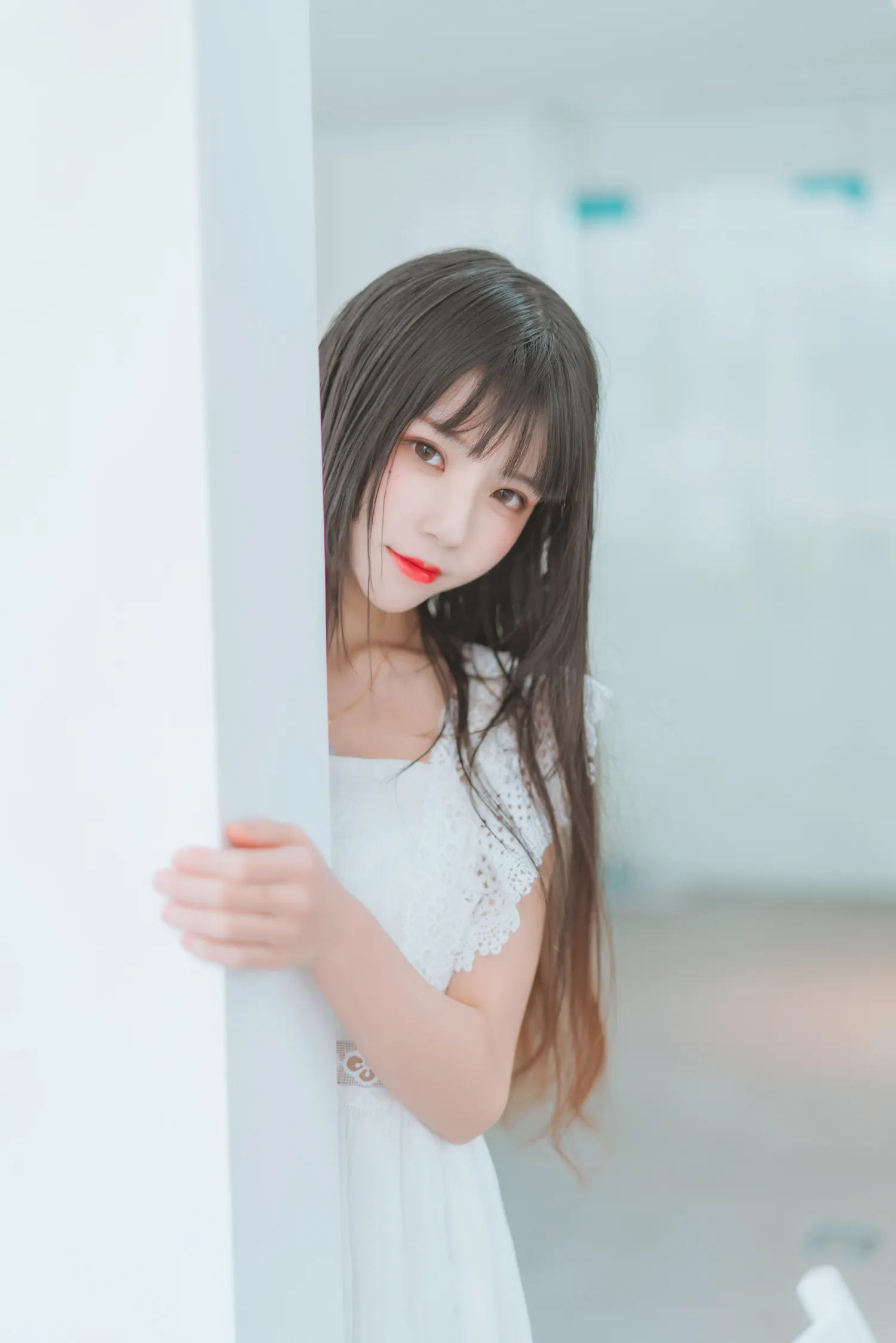 桜桃喵 – NO.098_001 白花花 NO.0000
