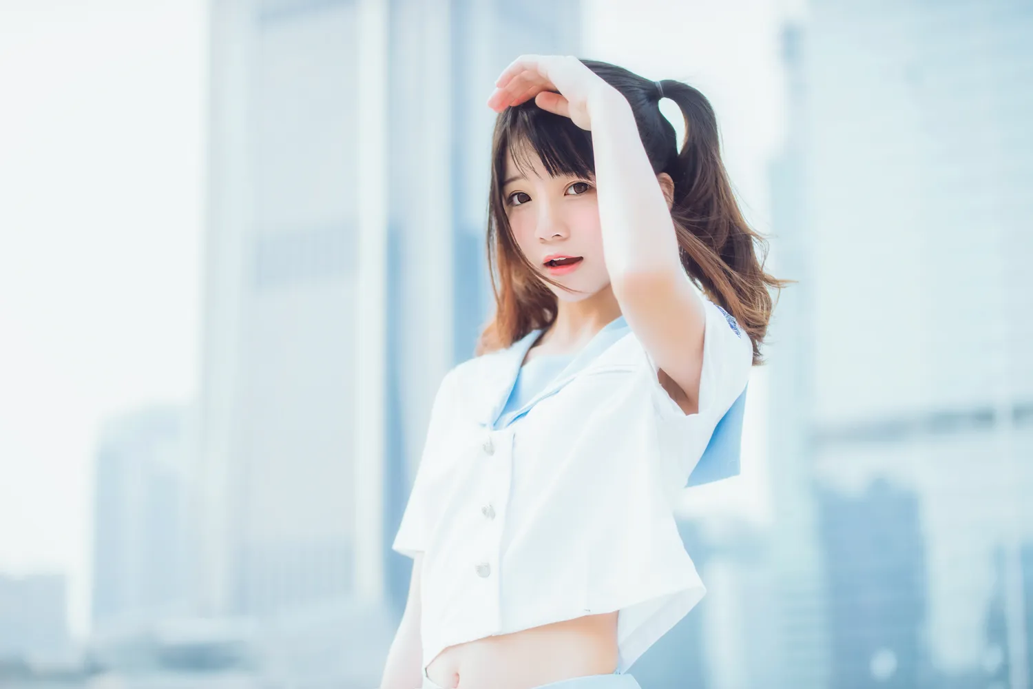 桜桃喵 – NO.100_003 微风轻轻起 NO.0000