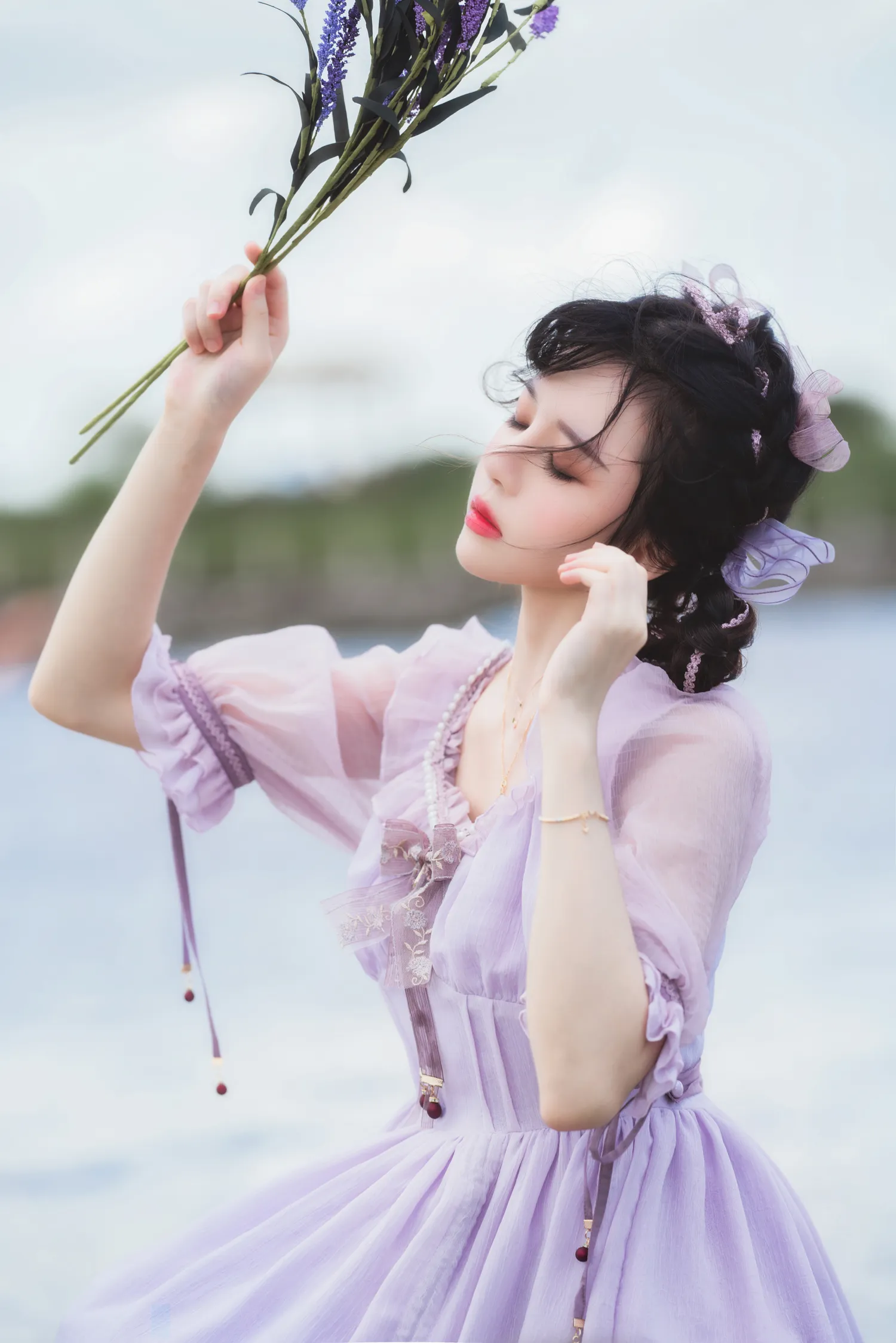 桜桃喵 – NO.100_004 紫萱 NO.0000