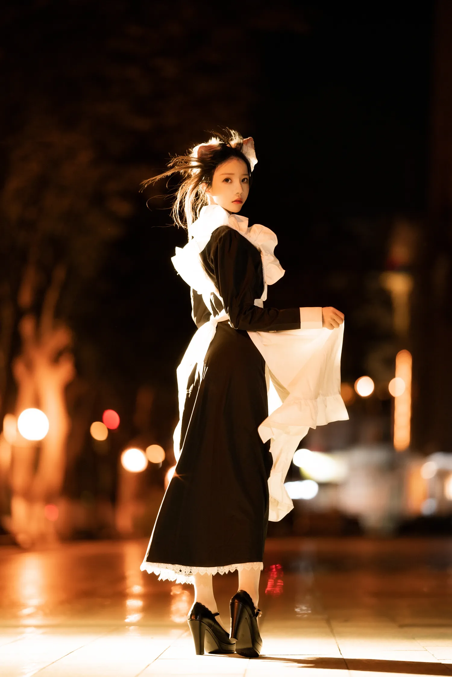 桜桃喵 – NO.110 长裙妹抖（夜） NO.0000