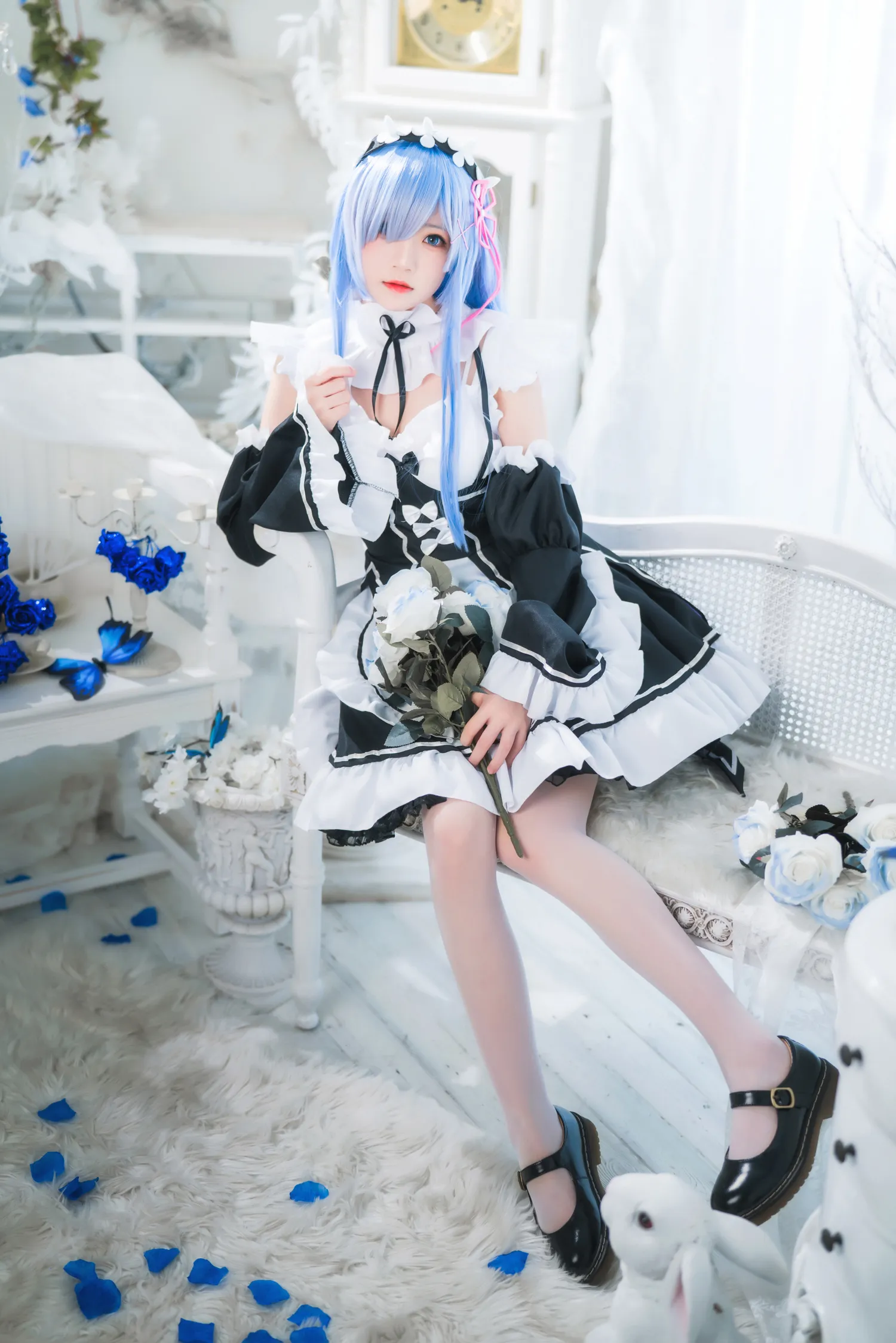 桜桃喵 – NO.129 长发蕾姆01 NO.0000
