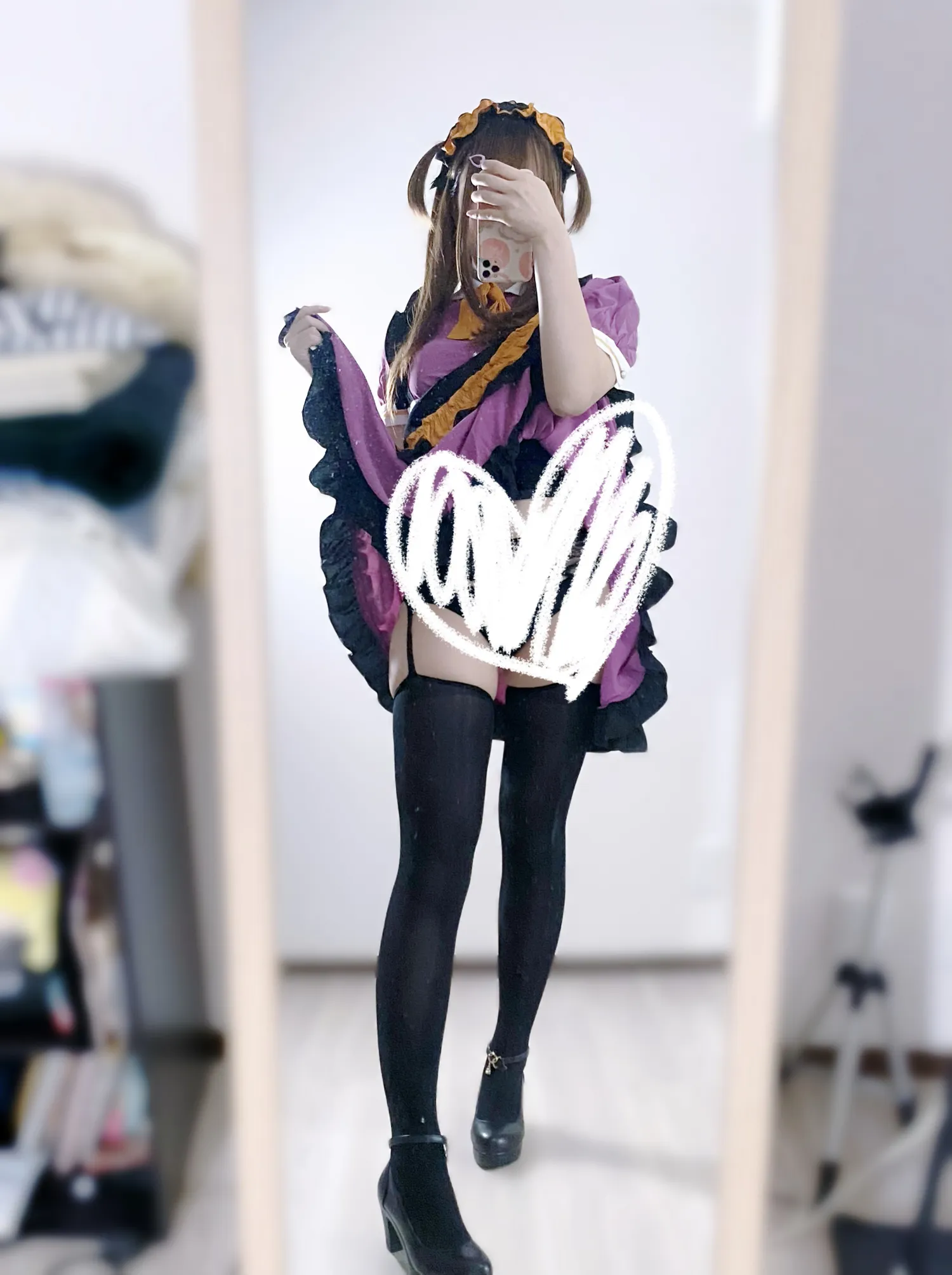 Yuki亭 NO.023 ハロウィンメイド全身写真❣️ NO.0000