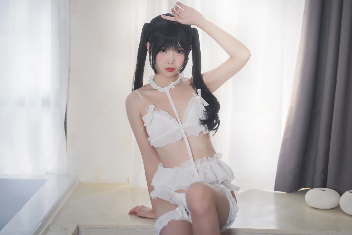 面饼仙儿 NO.015 脑内少女 白内衣 NO.0000