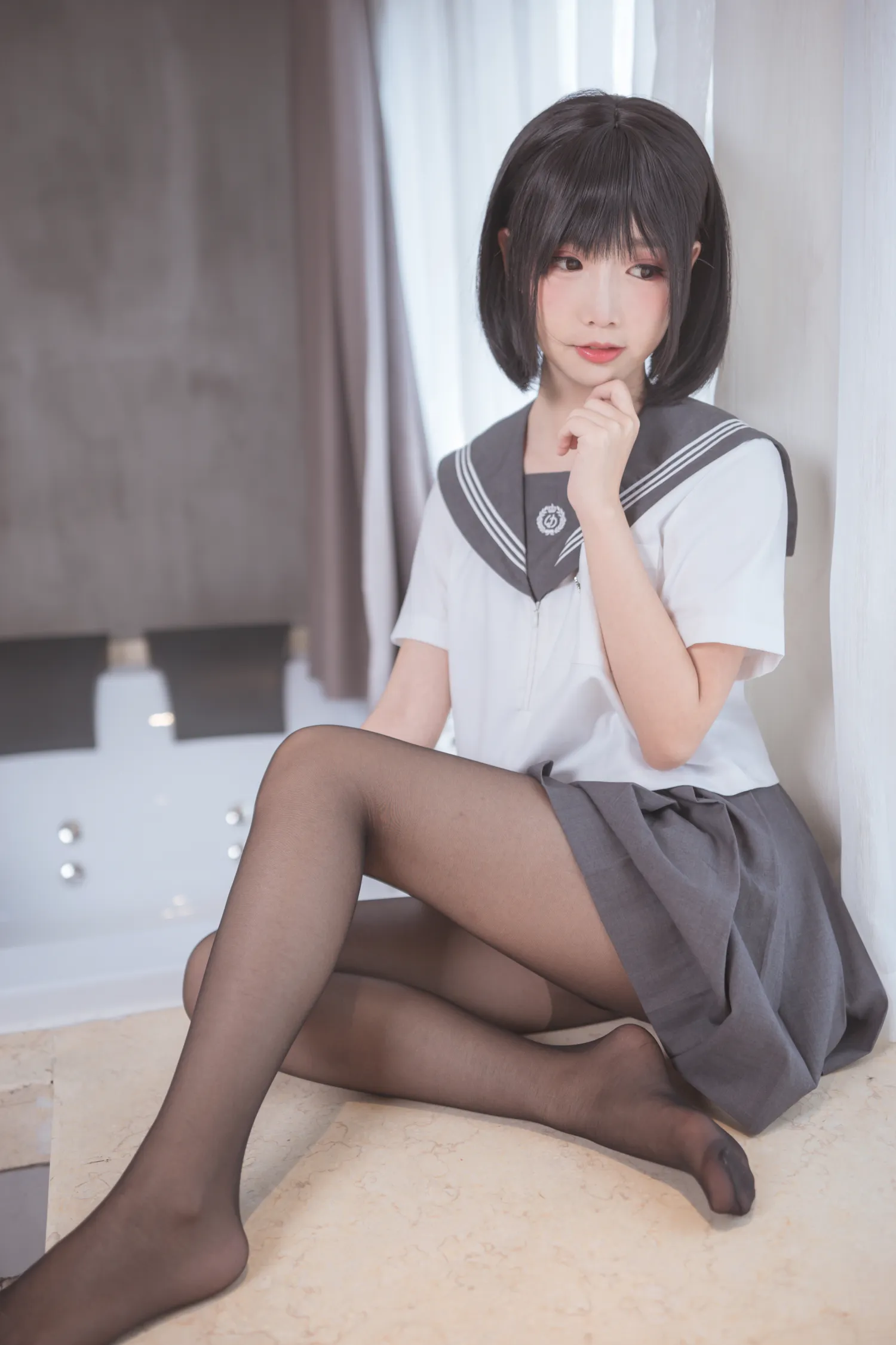 面饼仙儿 NO.016 脑内少女 黑丝JK NO.0000