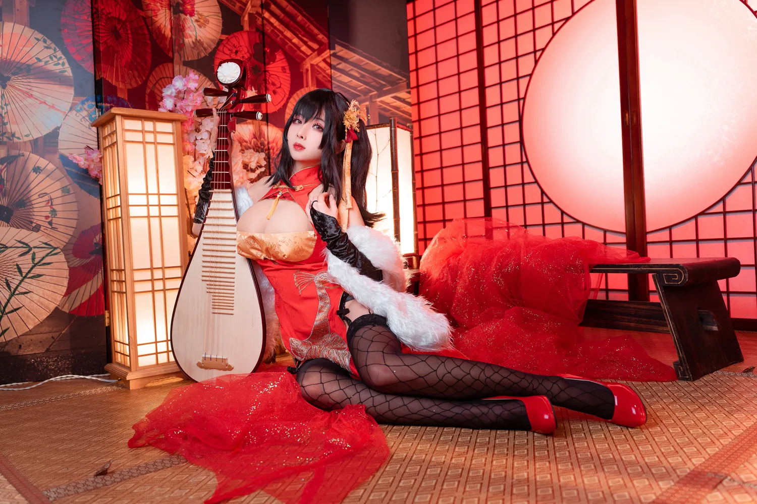 Rioko凉凉子 NO.033 大凤旗袍 NO.0000