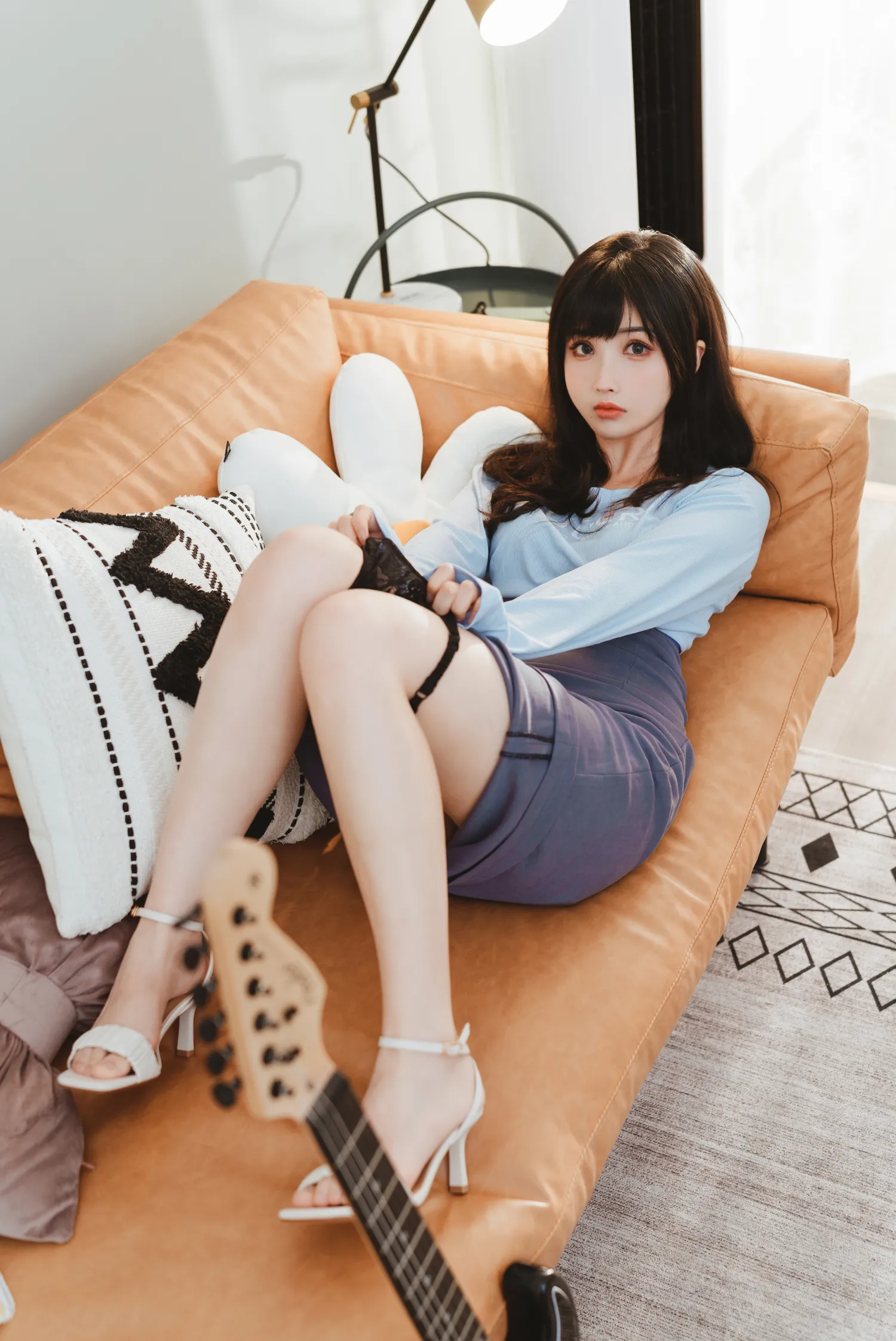 Rioko凉凉子 NO.073 吉他妹妹系带裙 NO.0000