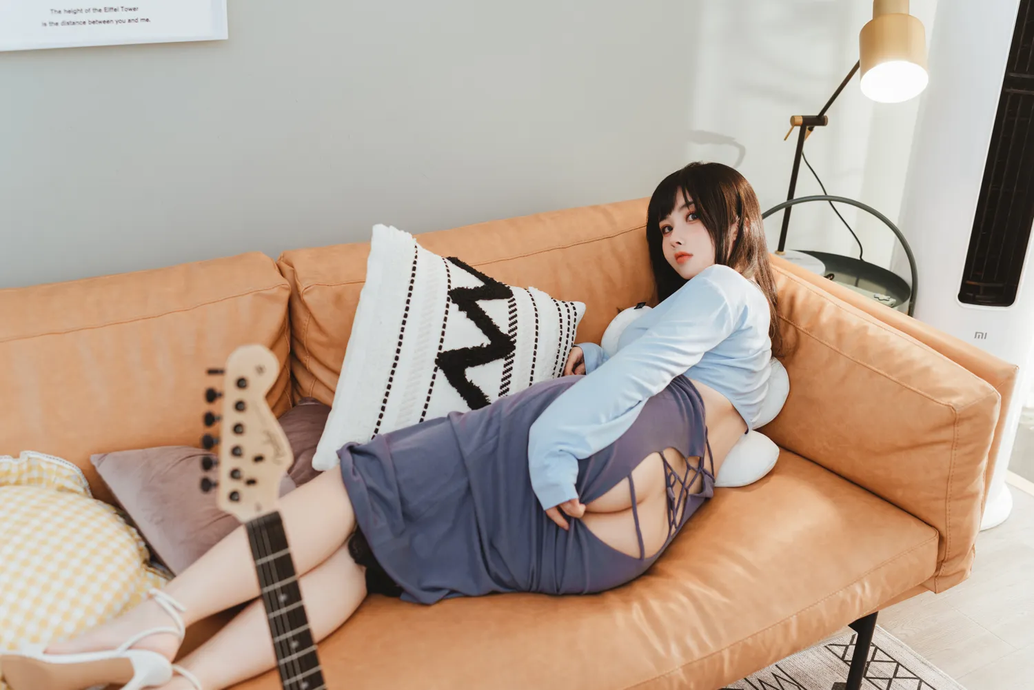 Rioko凉凉子 NO.073 吉他妹妹系带裙 NO.0000