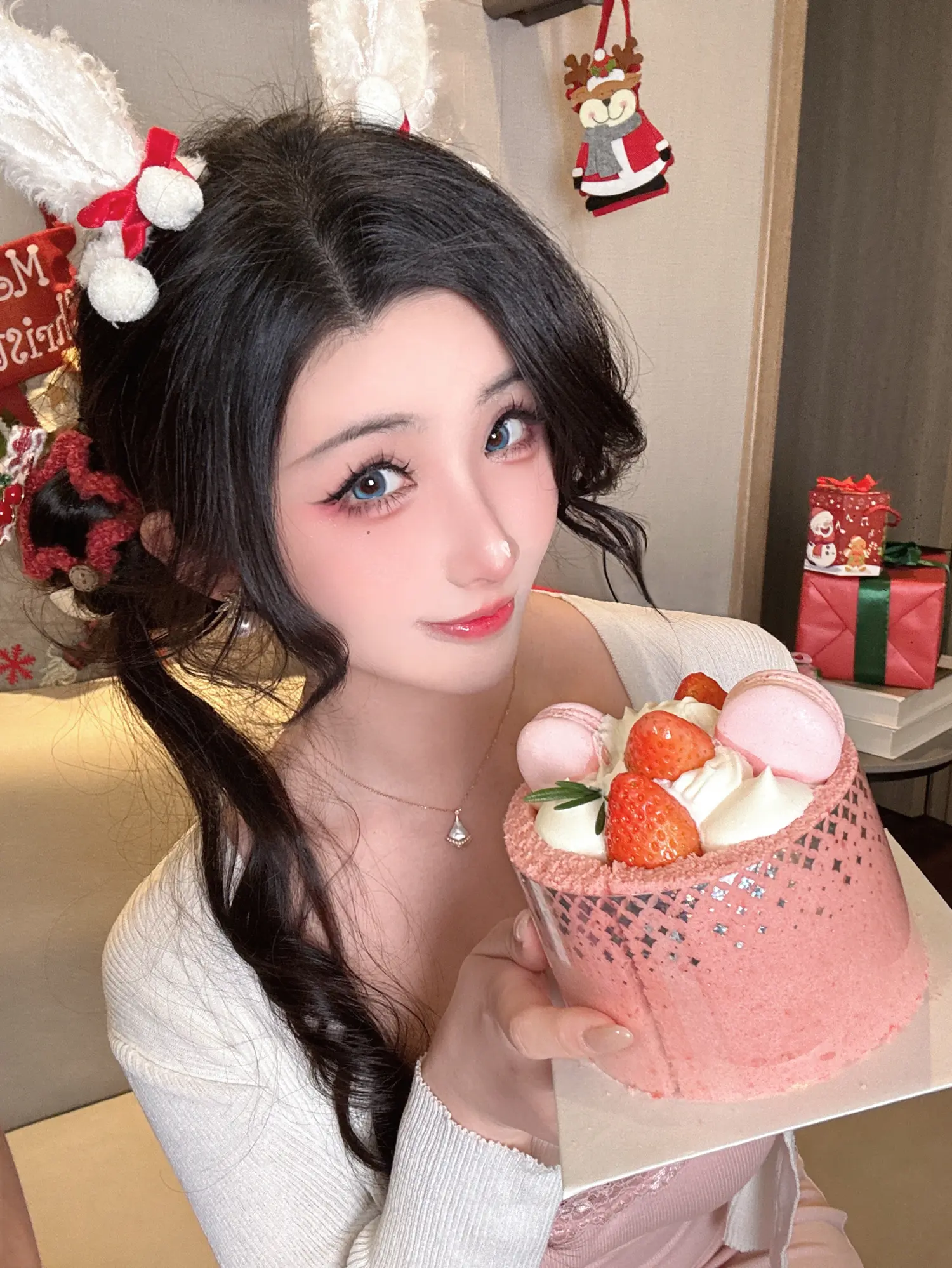 Rioko凉凉子 NO.143 圣诞草莓蛋糕 NO.0000