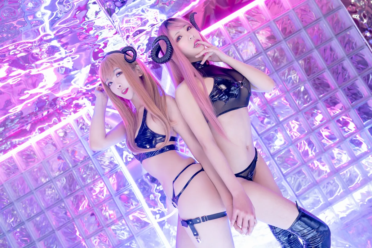源纱希喵喵喵 NO.027 &镜子 魅魔双人 NO.0000