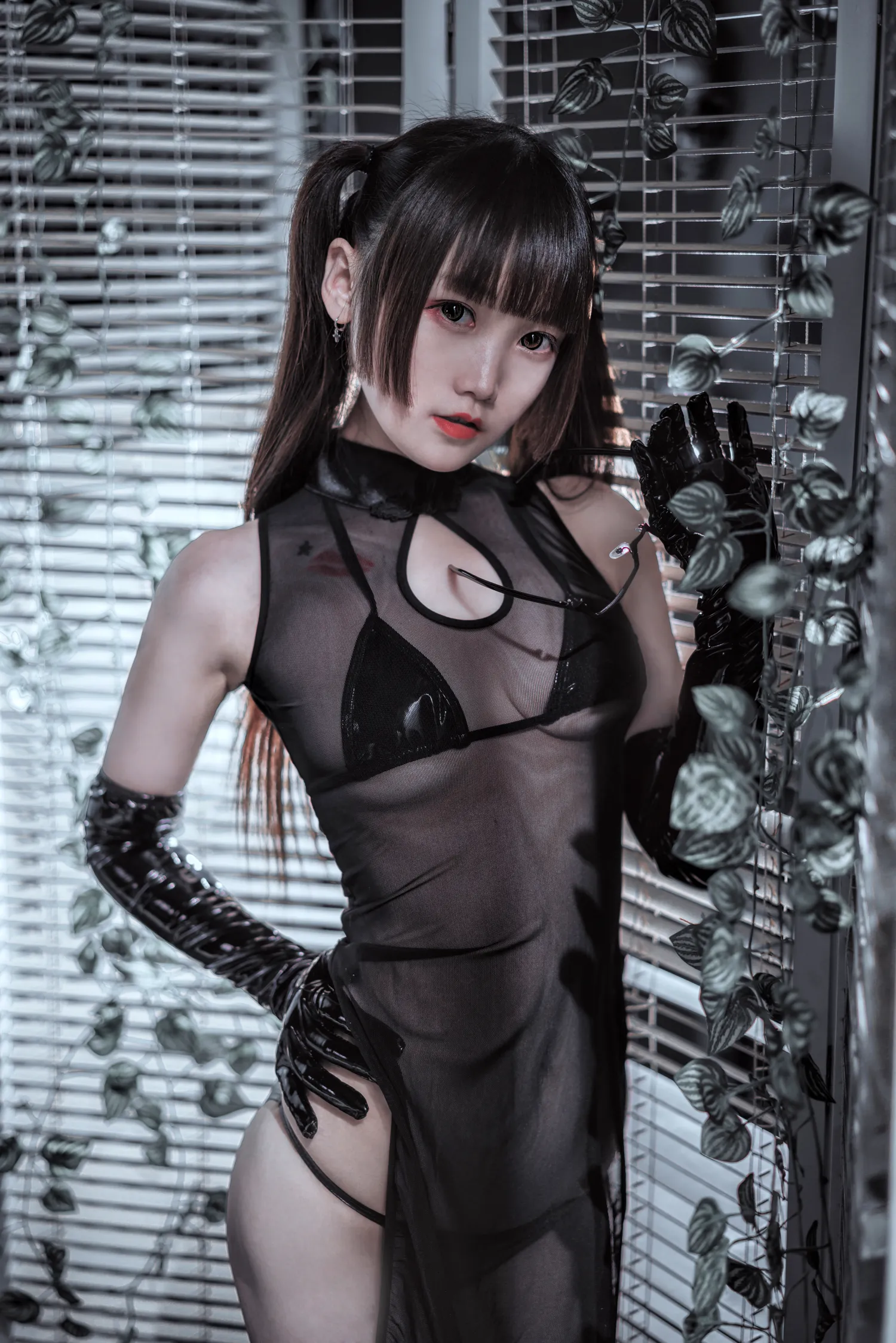 星野咪兔 NO.012 透视网纱旗袍 NO.0000