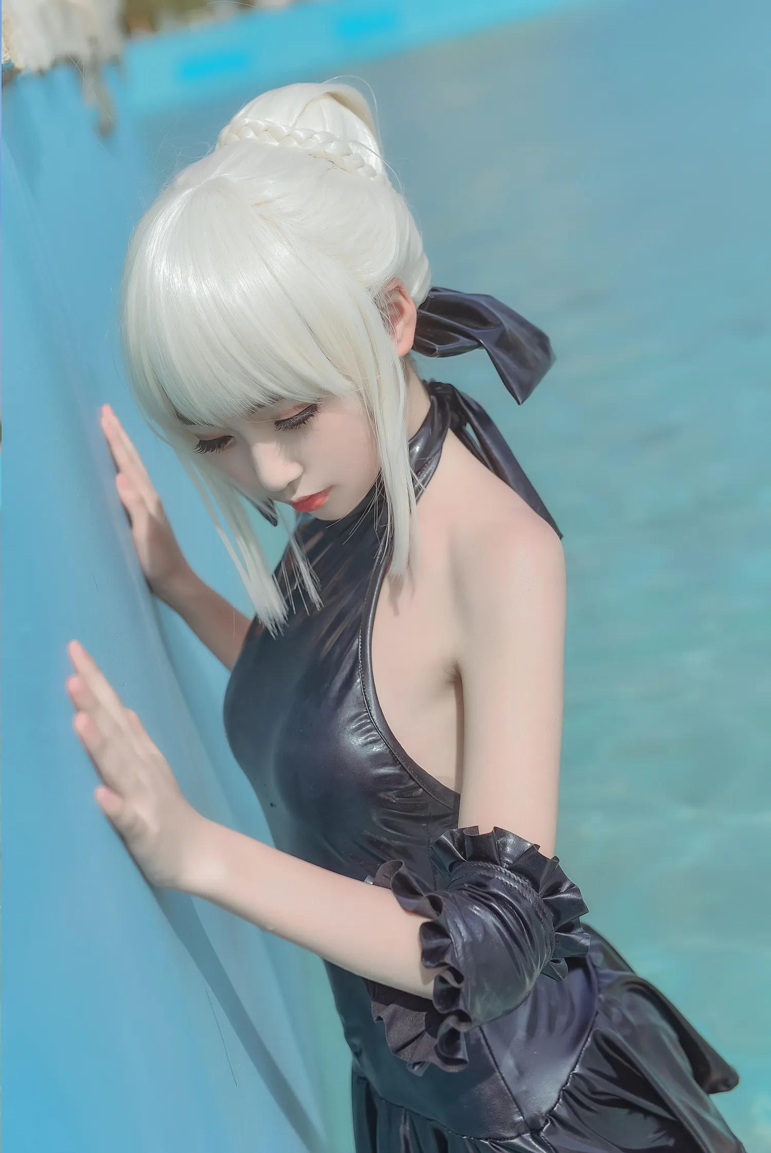 腐团儿 NO.002 黑泳装_阿尔托莉雅 NO.0000