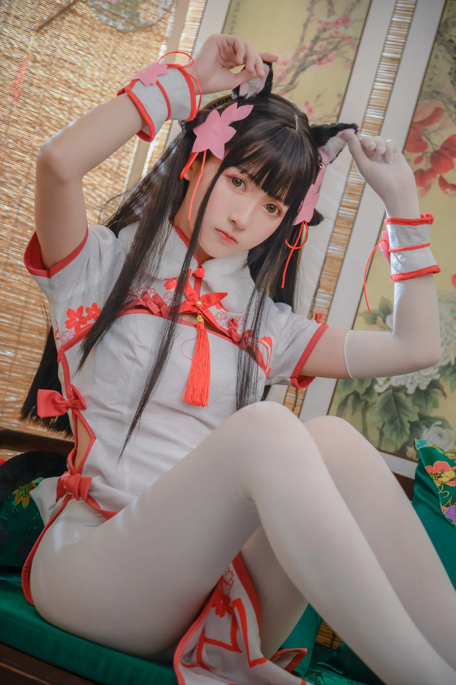 鳗鱼霏儿 NO.018 碧蓝华裳 夕暮 NO.0000