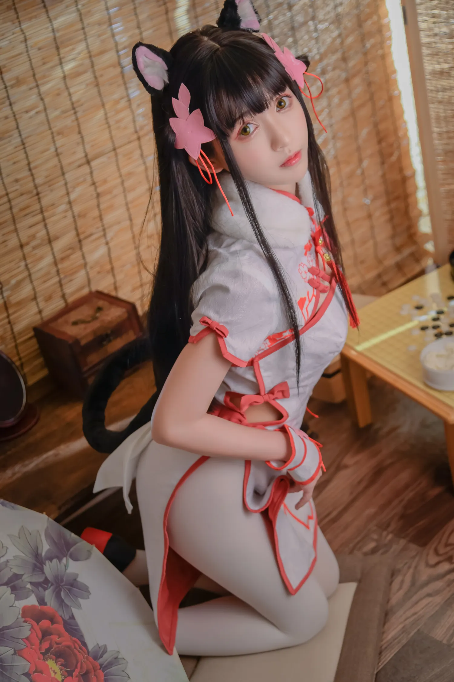 鳗鱼霏儿 NO.018 碧蓝华裳 夕暮 NO.0000