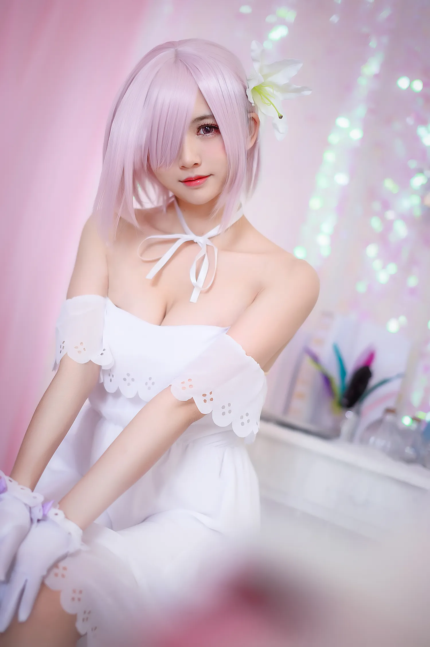 鳗鱼霏儿 NO.041 玛修 白裙 NO.0000
