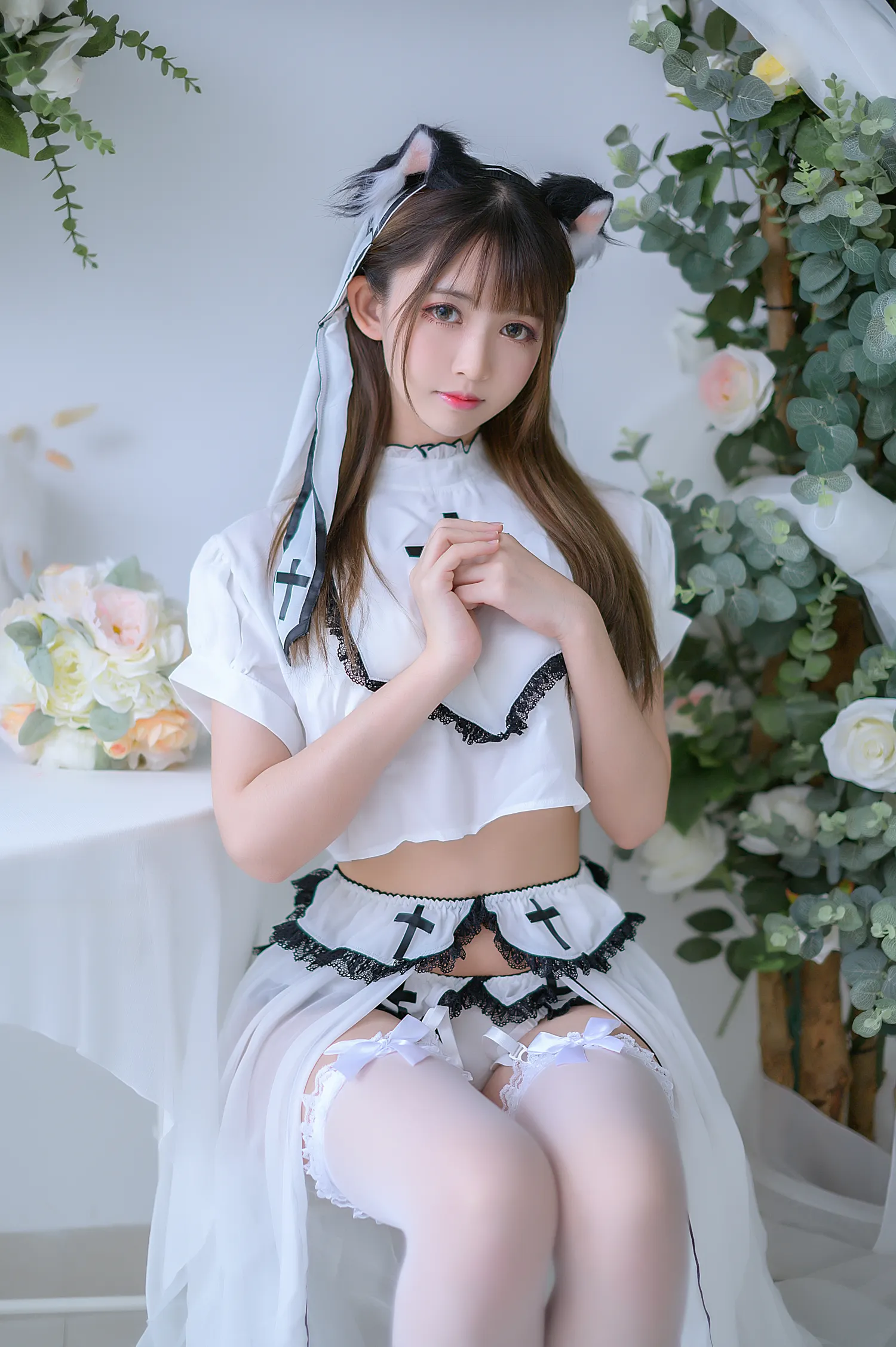 鳗鱼霏儿 NO.048 猫耳娘 第三套 NO.0000