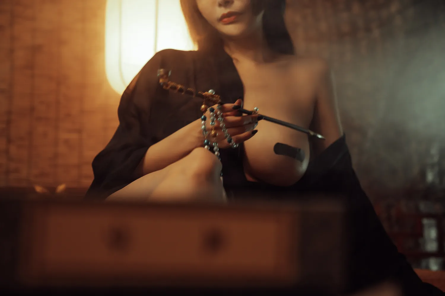 秋和柯基 NO.025 穿黑纱的小妖精 NO.0000