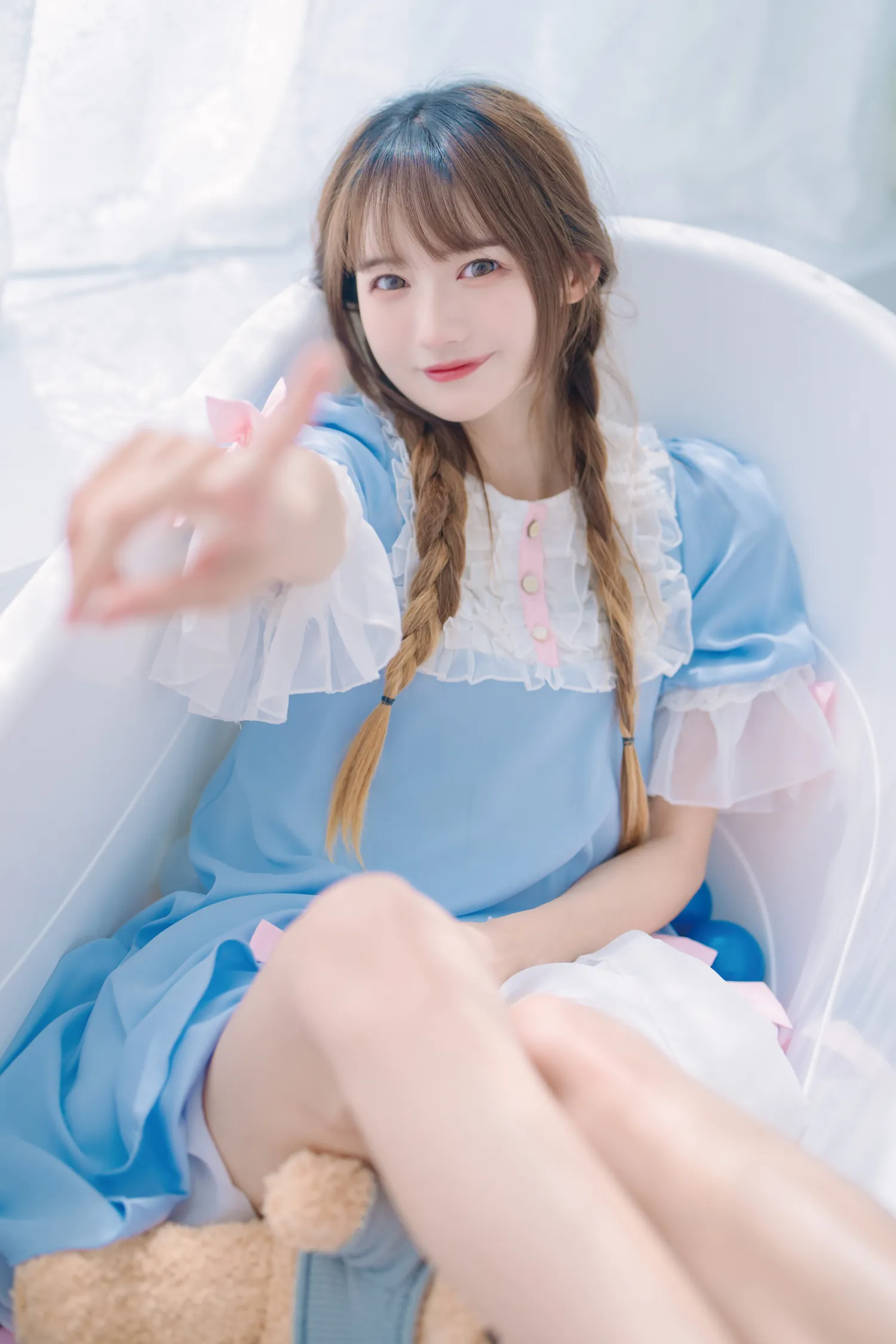 兔子Zzz NO.096 纯白色可爱 NO.0000